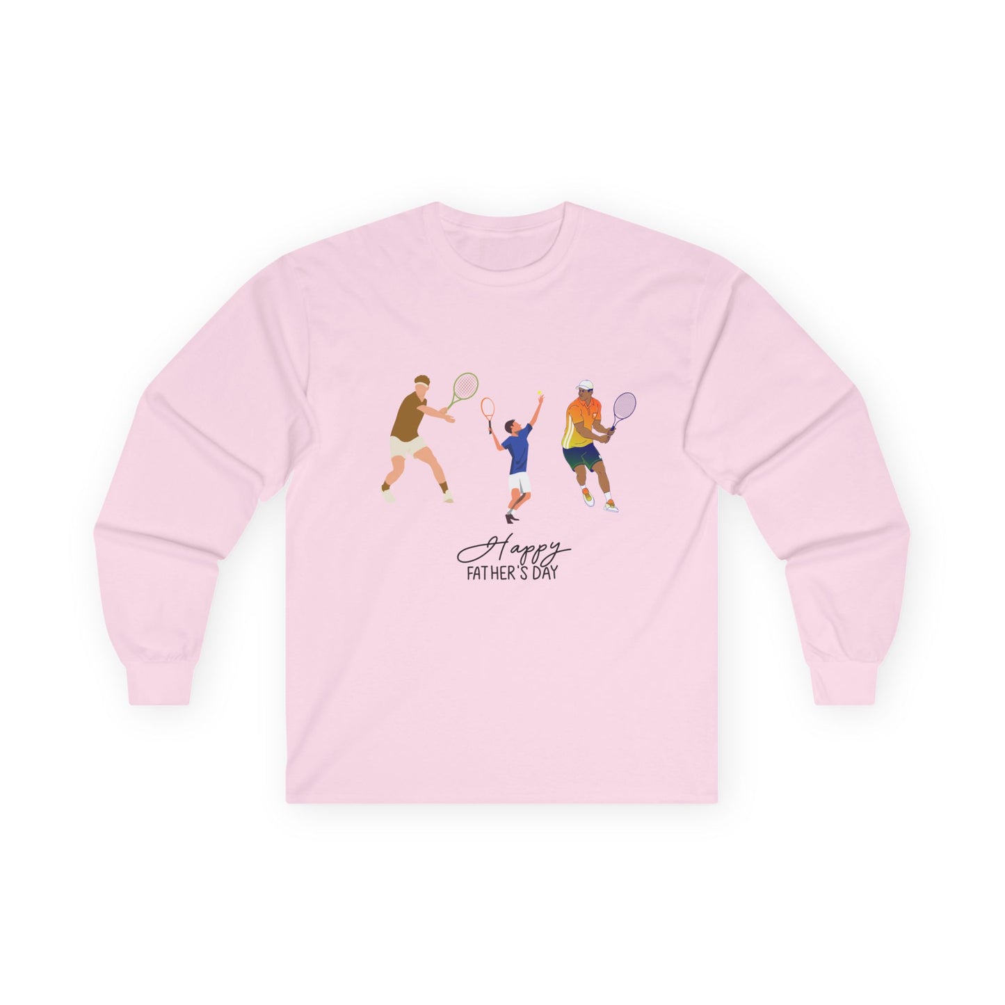 Father's Day Tennis Family Long Sleeve Tee