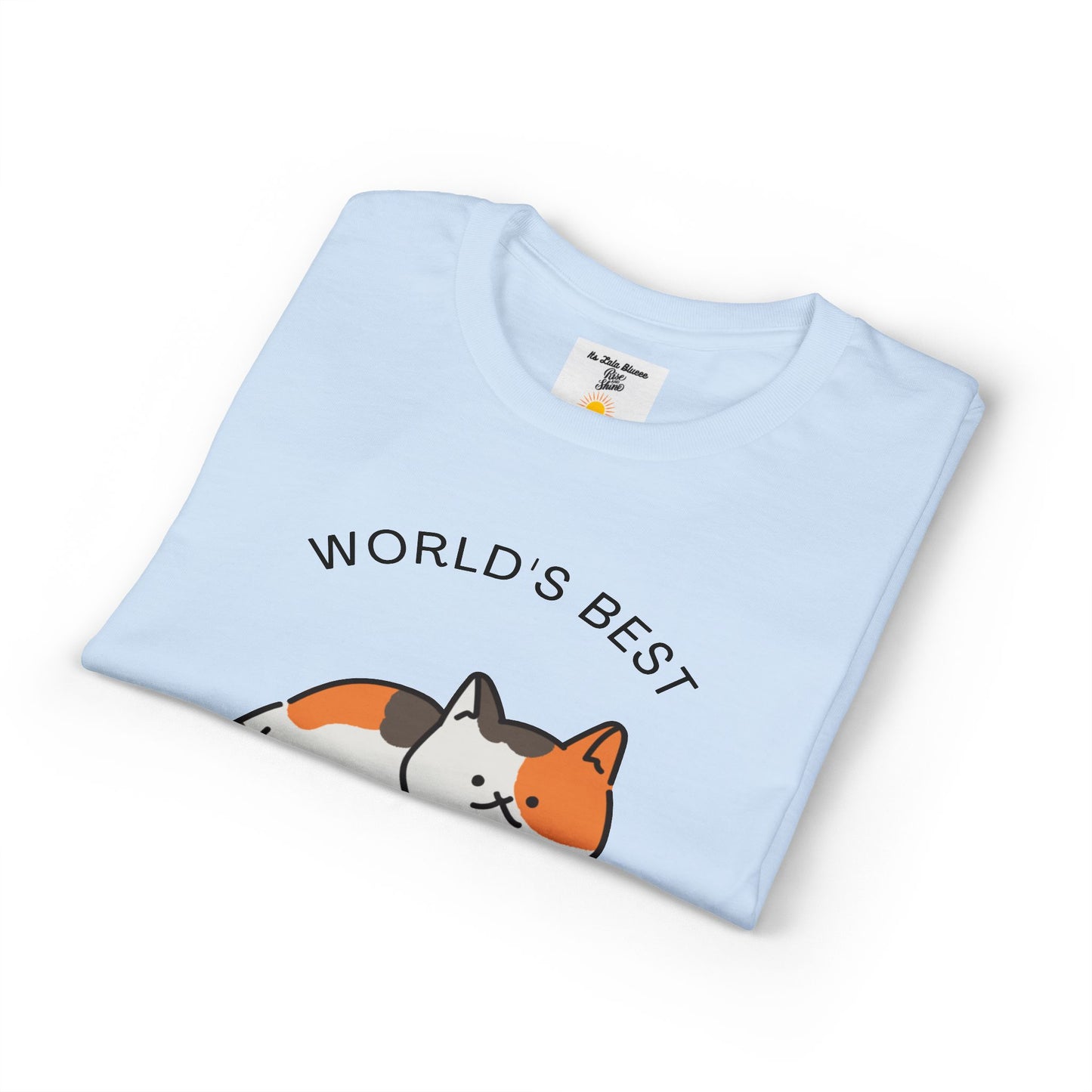World's Best Cat Mom T-Shirt — Cute Calico Cat Tee for Cat Lovers
