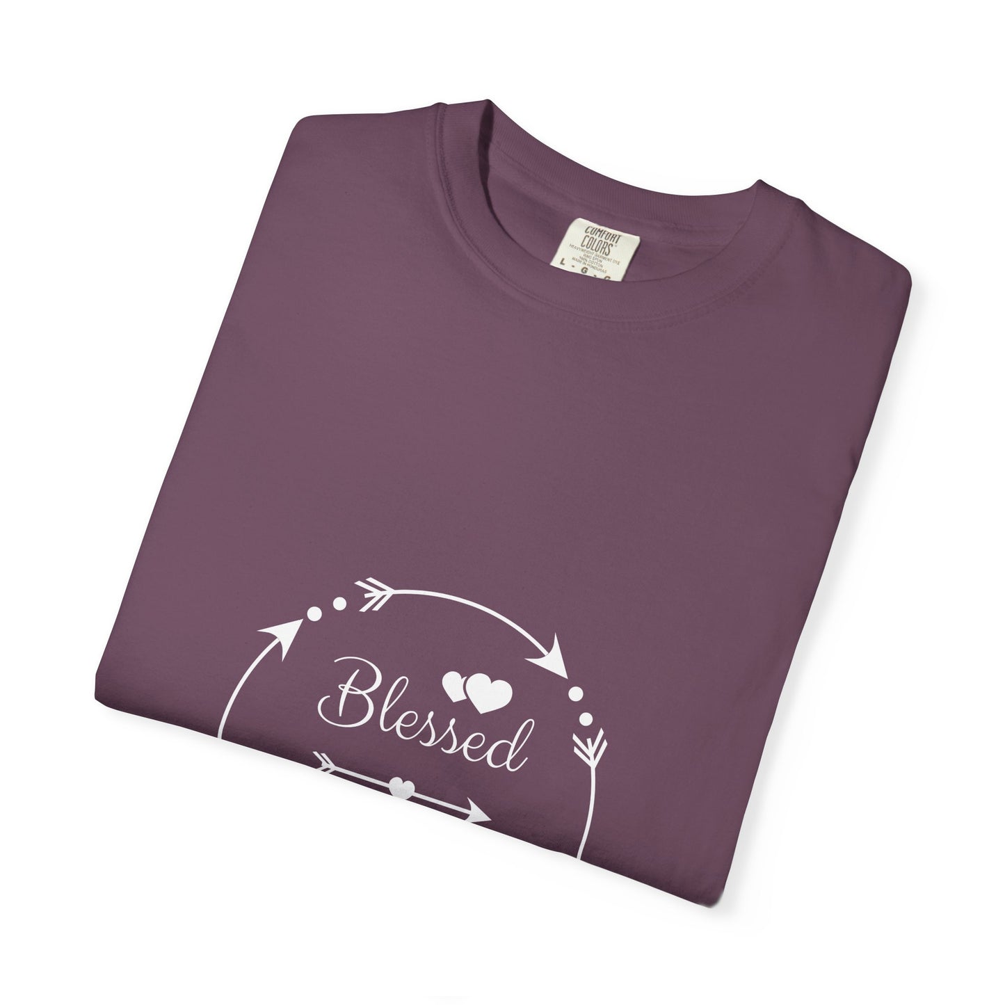 Blessed Mama T-Shirt – Floral Wreath Mother's Day Gift