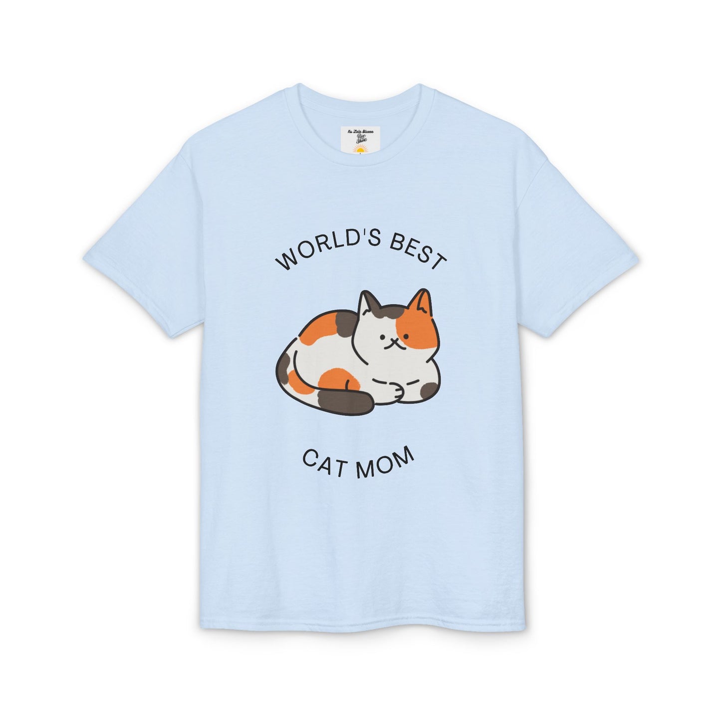 World's Best Cat Mom T-Shirt — Cute Calico Cat Tee for Cat Lovers