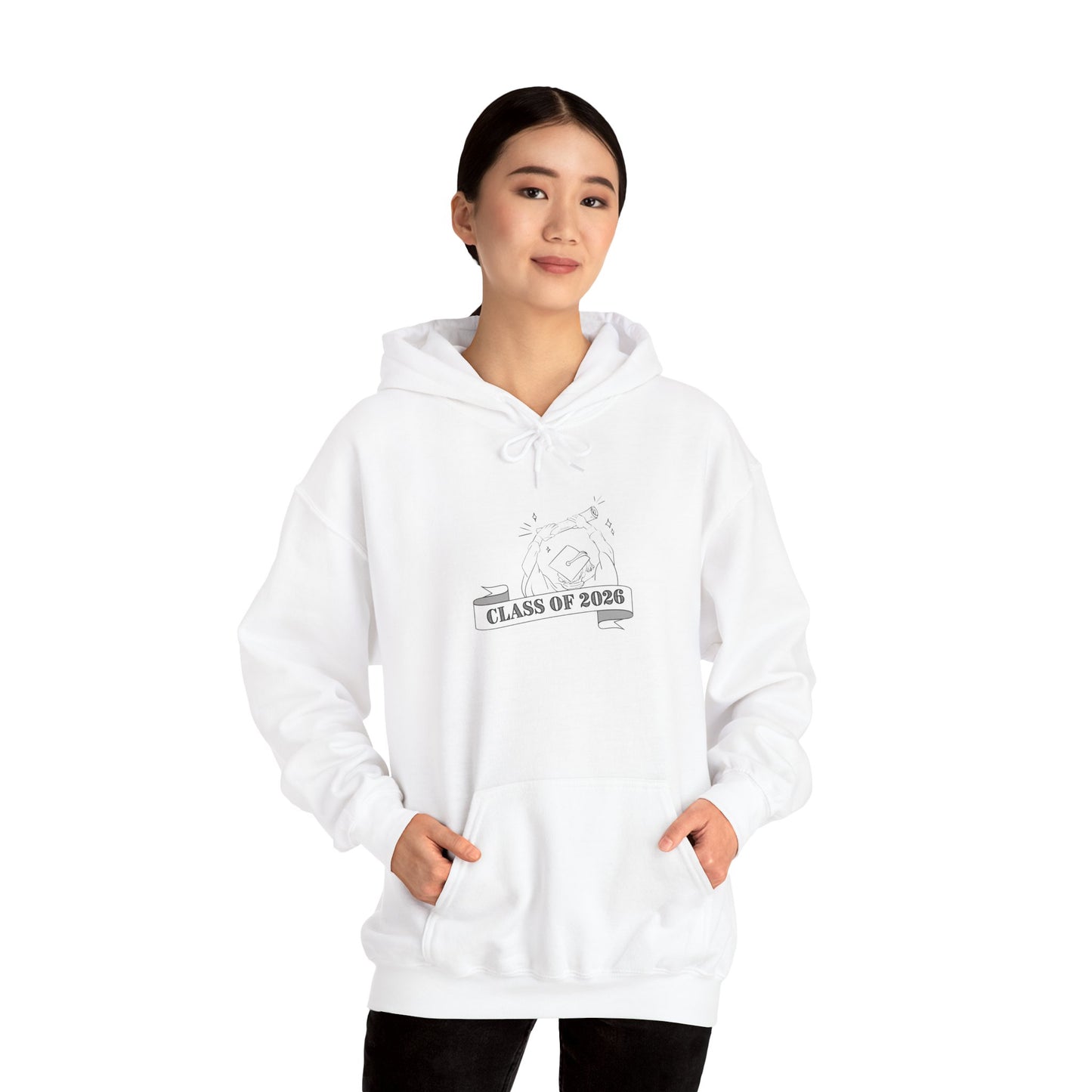 Class of 2026 Hoodie — Minimal Graduation Sweatshirt
