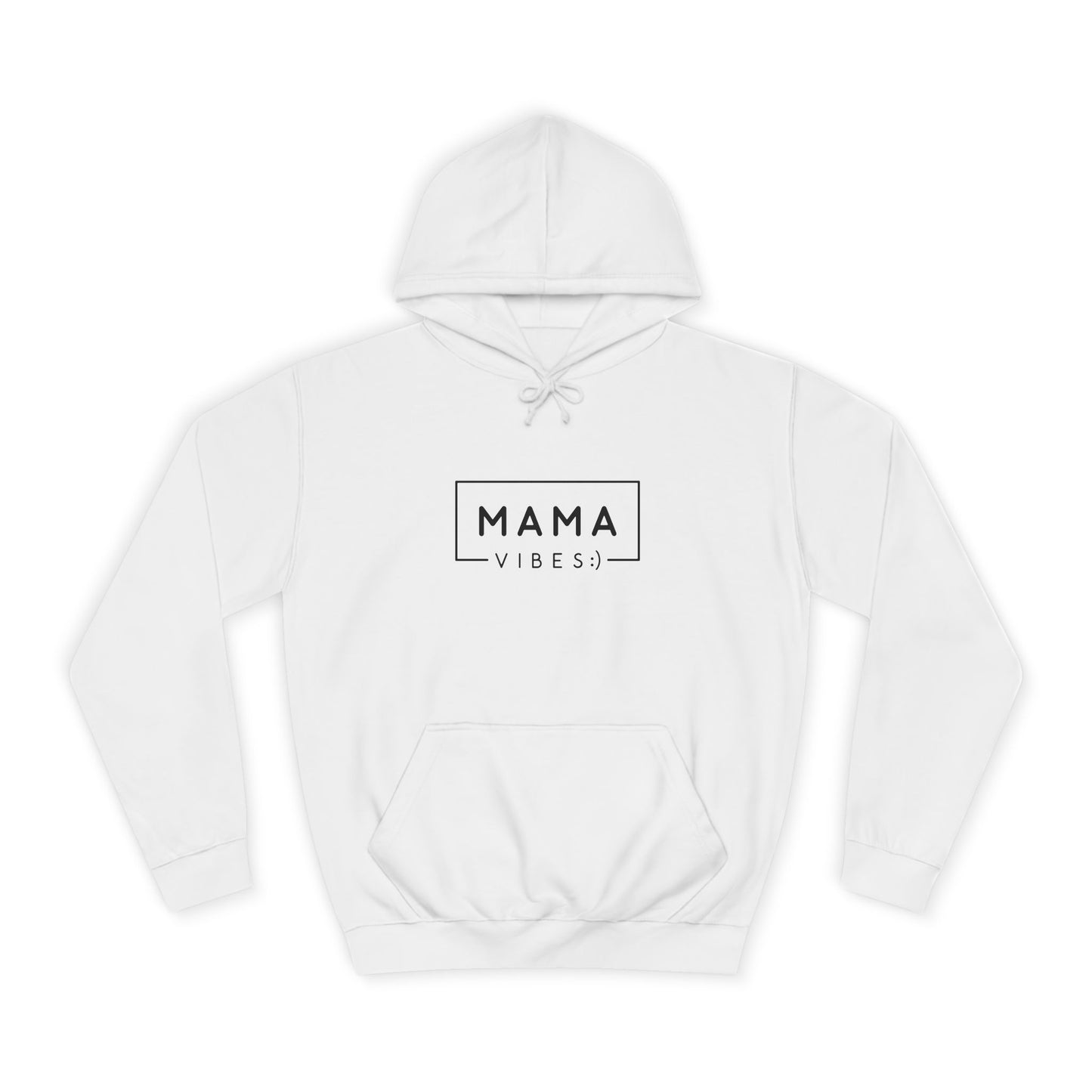 Mama Minimalist Hoodie — Simple 'MAMA' Script Pullover for New Moms & Mother's Day Gift