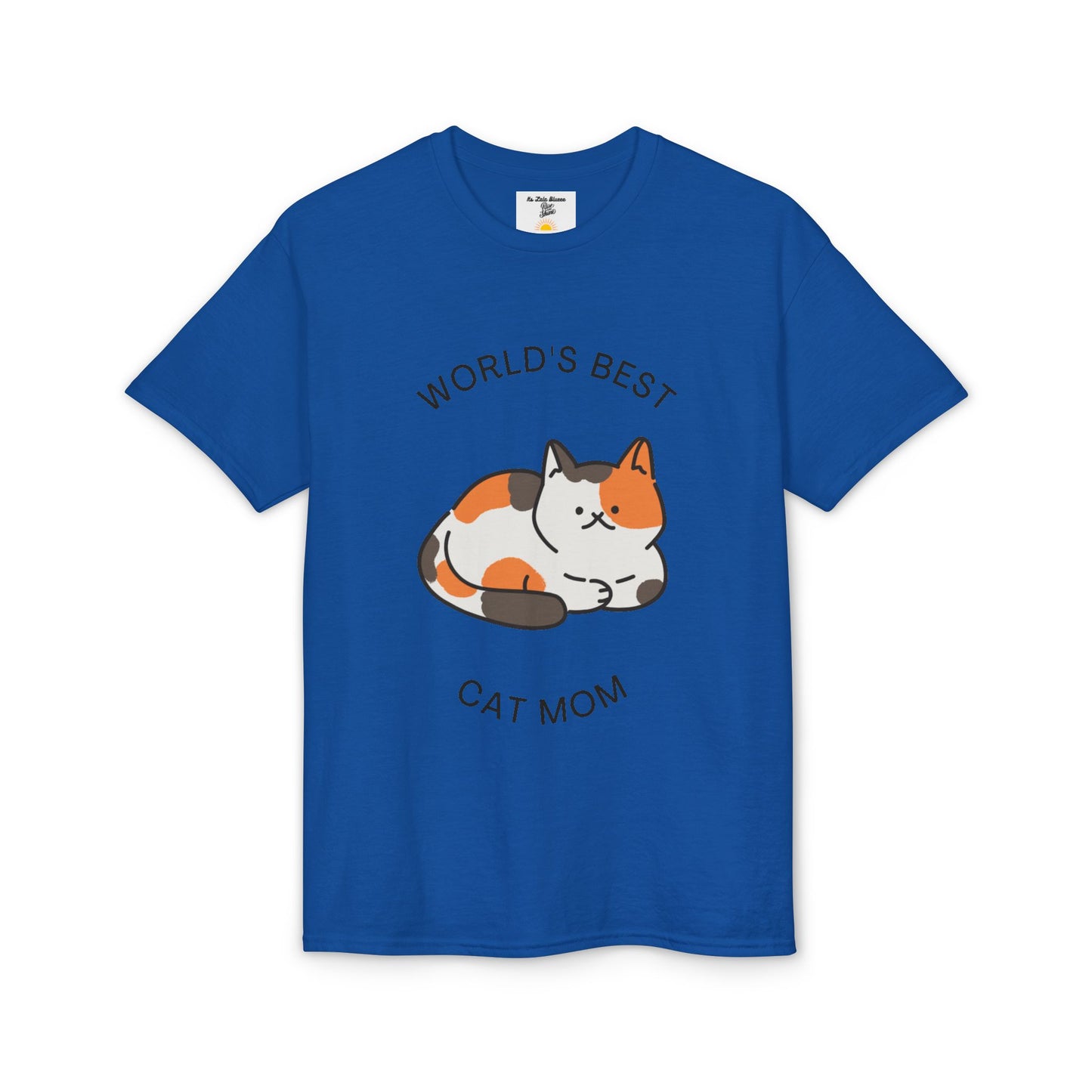 World's Best Cat Mom T-Shirt — Cute Calico Cat Tee for Cat Lovers