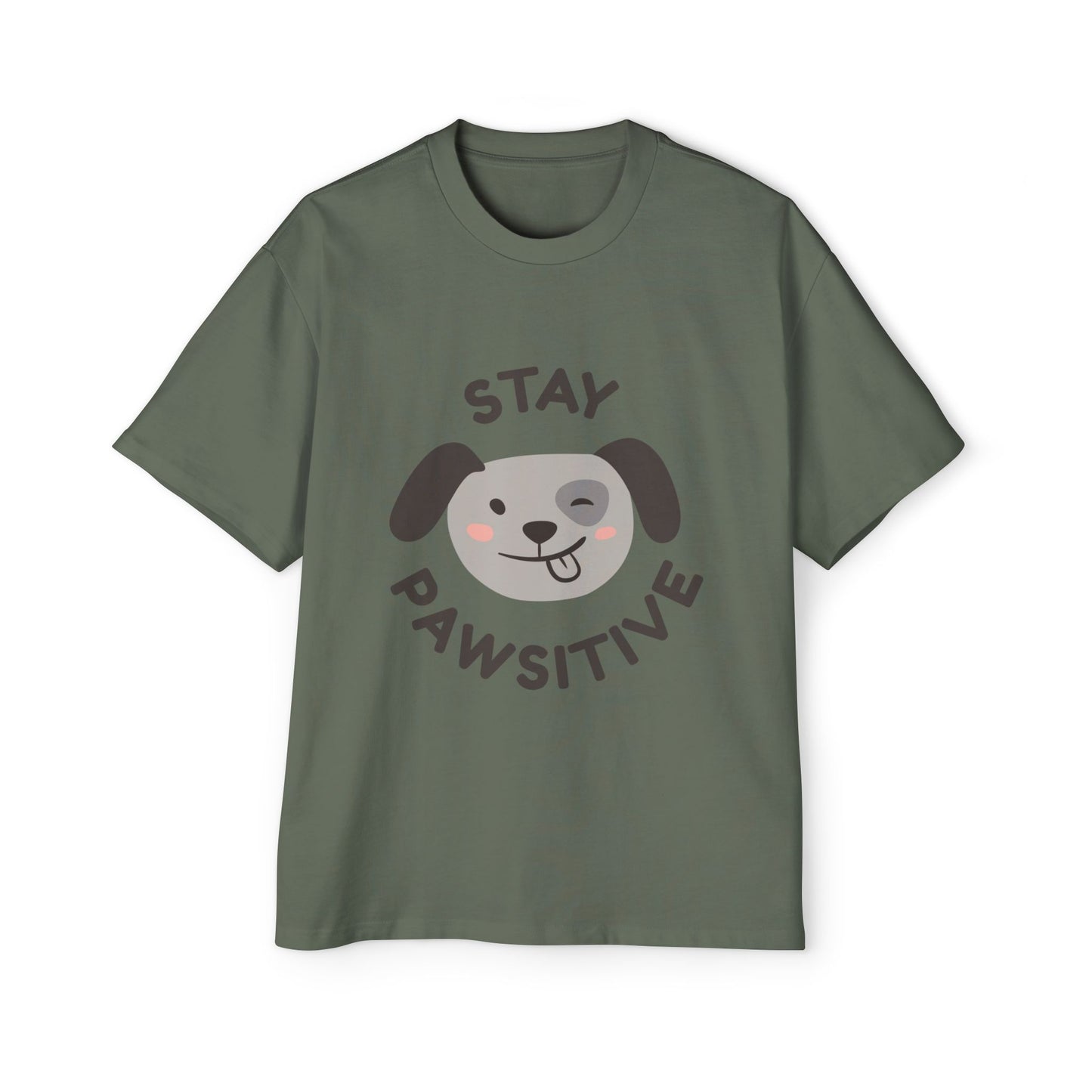 Stay Pawsitive Dog T-Shirt