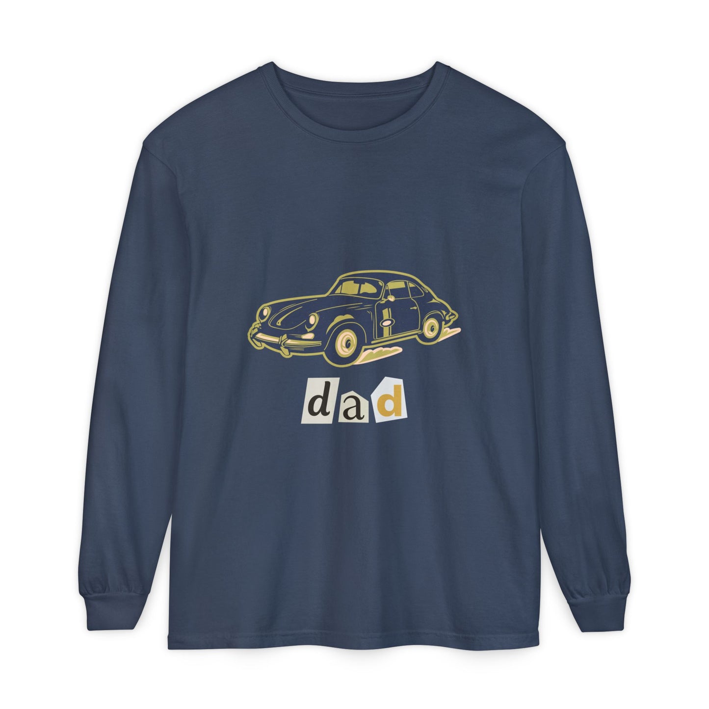 Vintage Car "dad" Long Sleeve T-Shirt