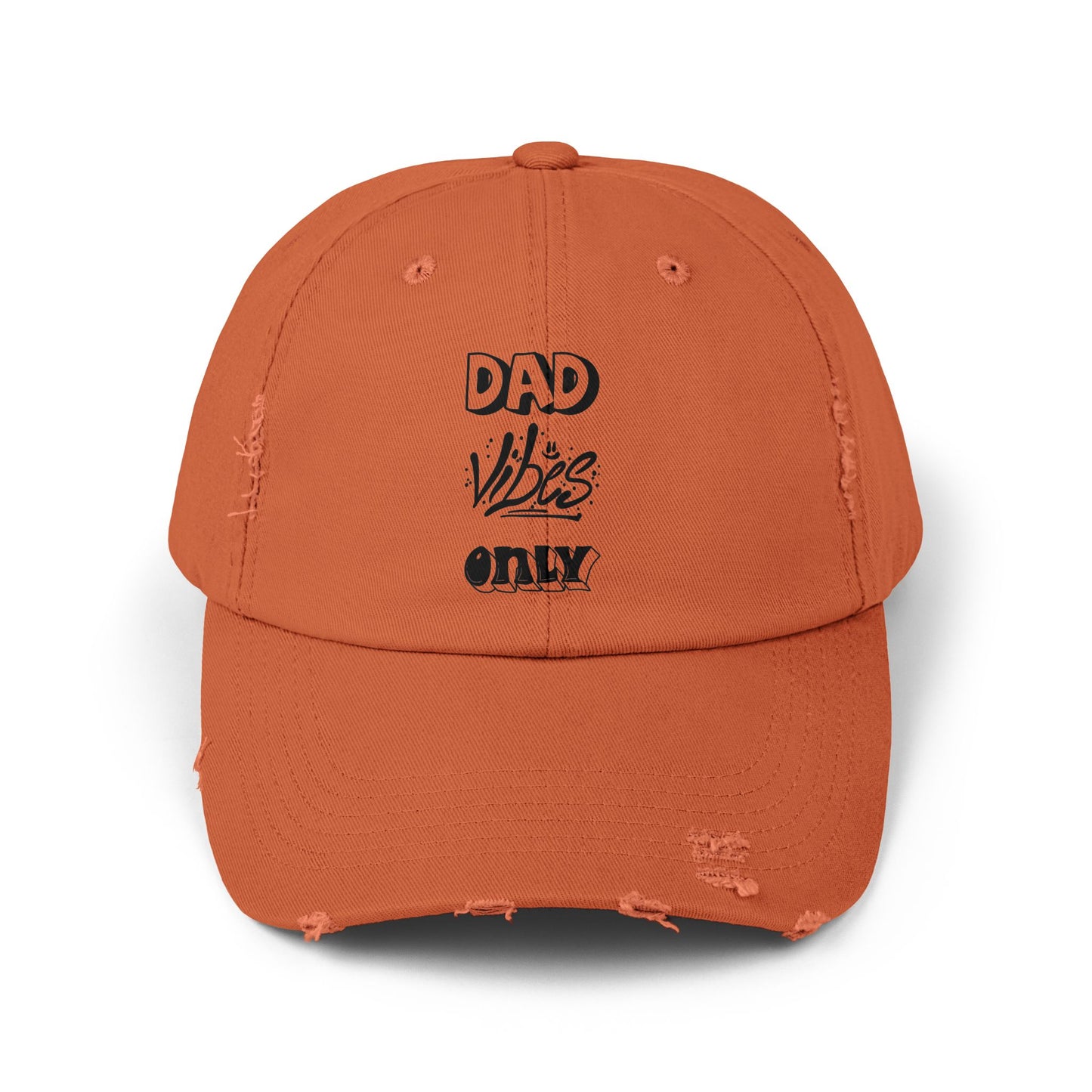 Dad Vibes Only Distressed Cap