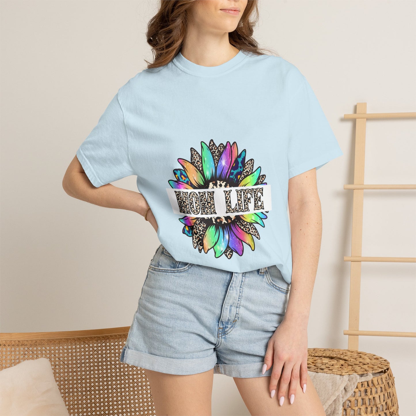 High Life Floral T-Shirt — Colorful Mandala Graphic Tee