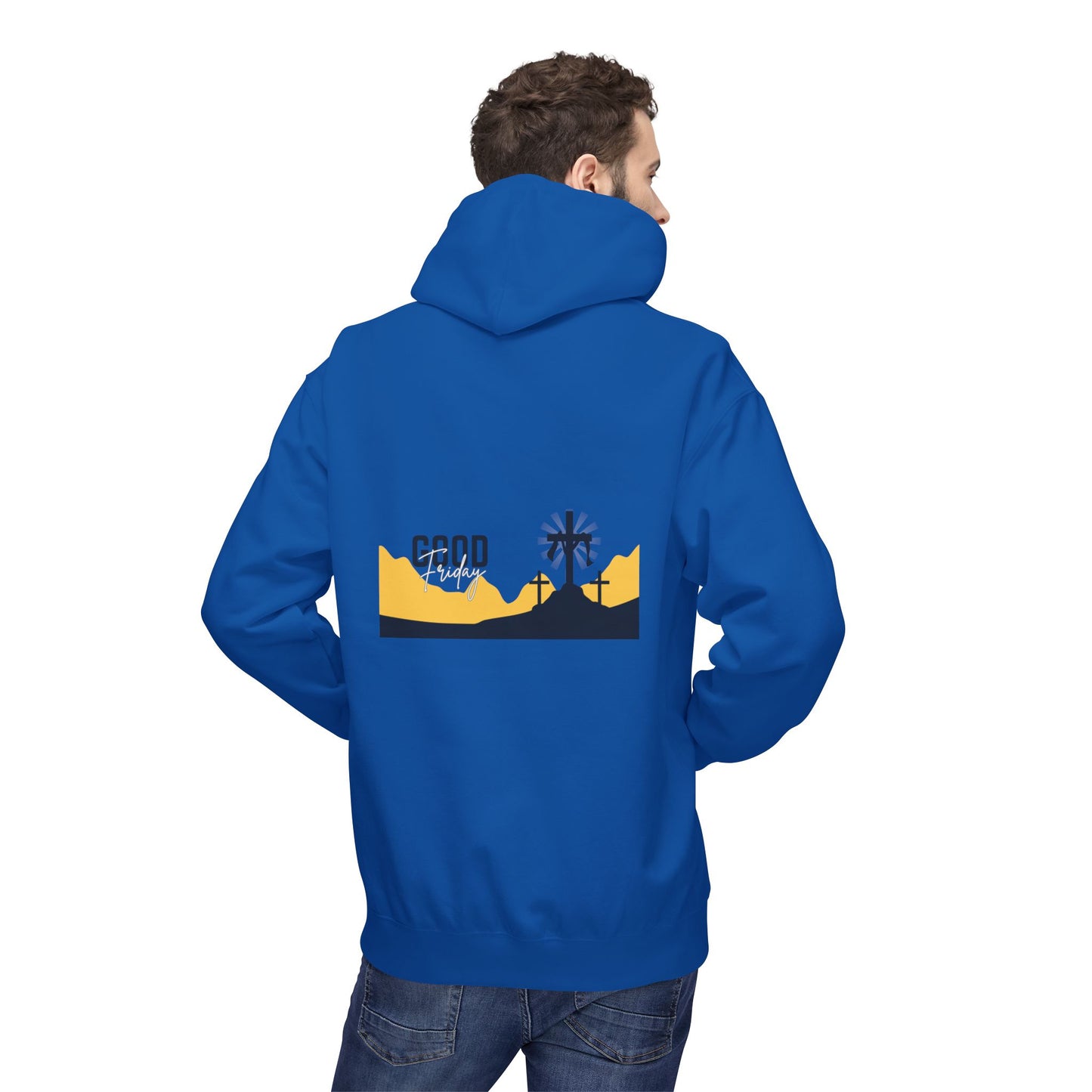 Good Friday Cross Hoodie — Christian Easter Religious Pullover