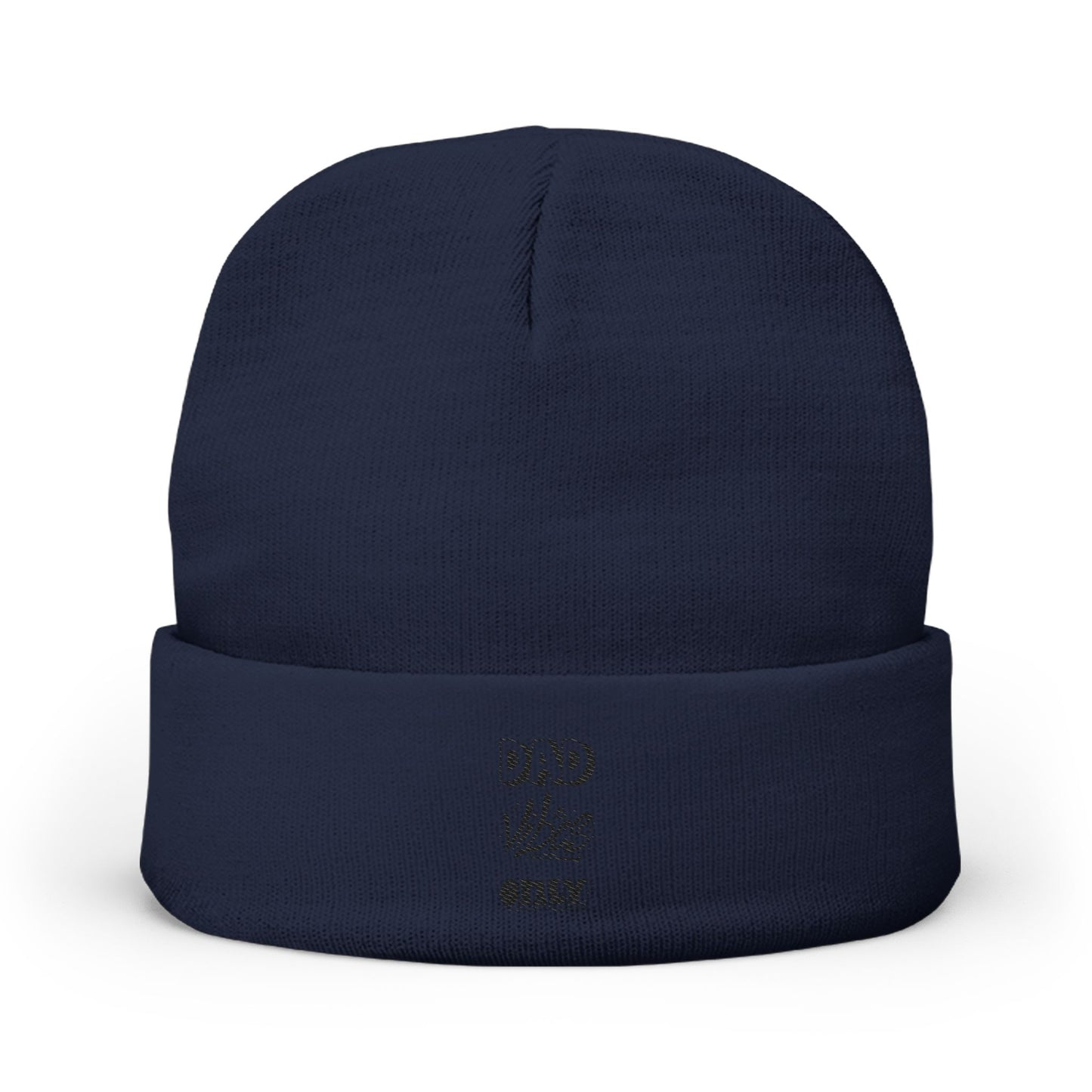 Dad Vibes Only Embroidered Knit Beanie