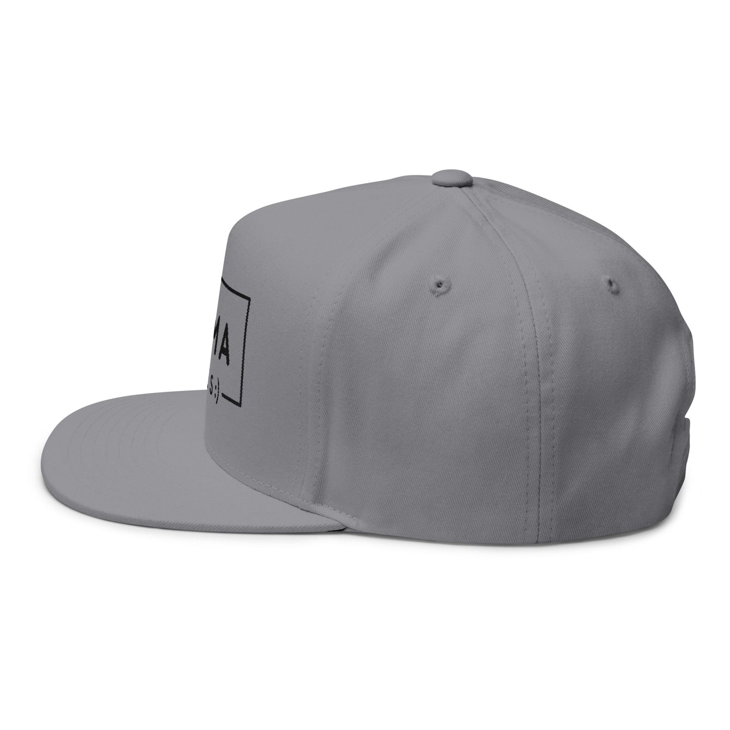 Mama Vibes Embroidered Flat Bill Cap