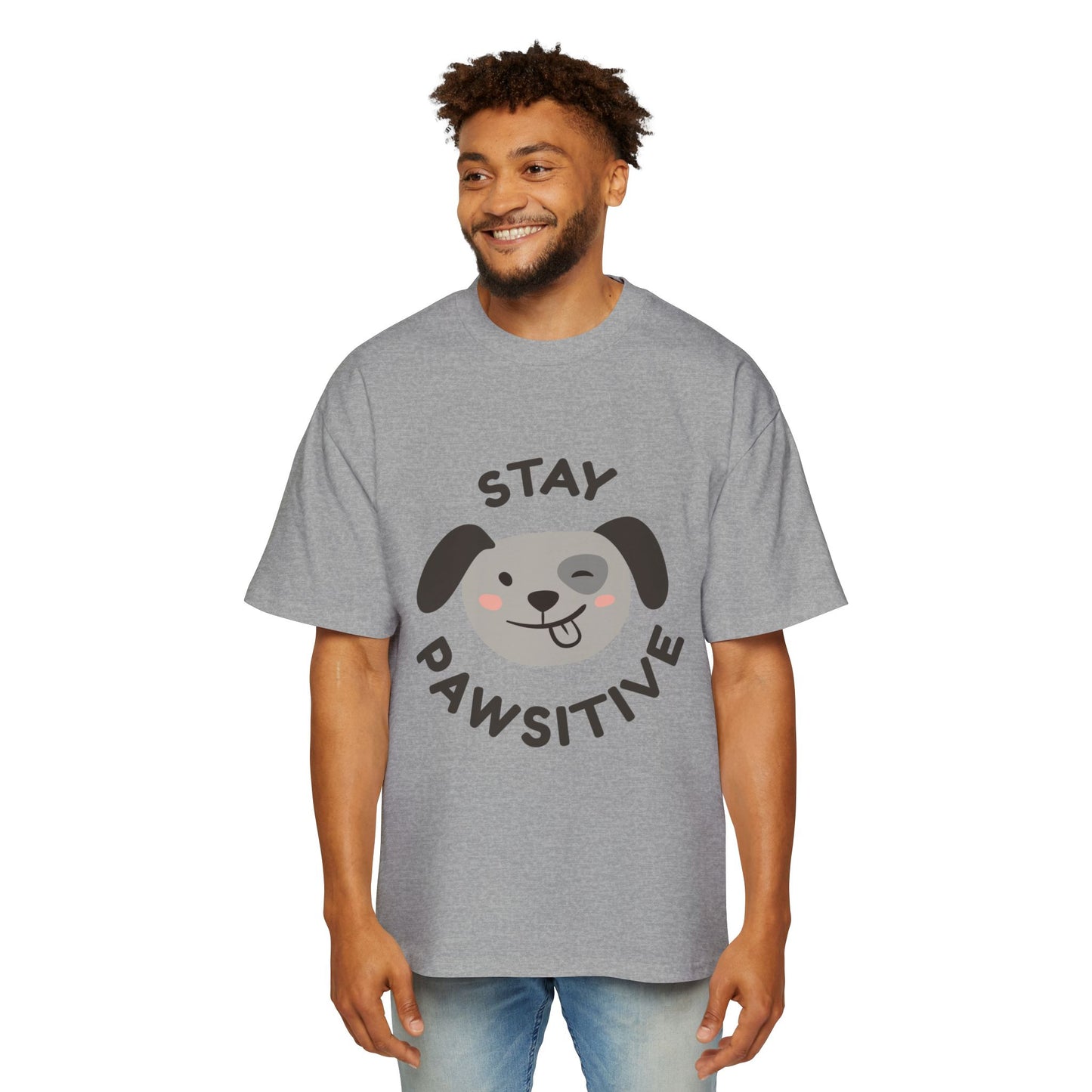 Stay Pawsitive Dog T-Shirt