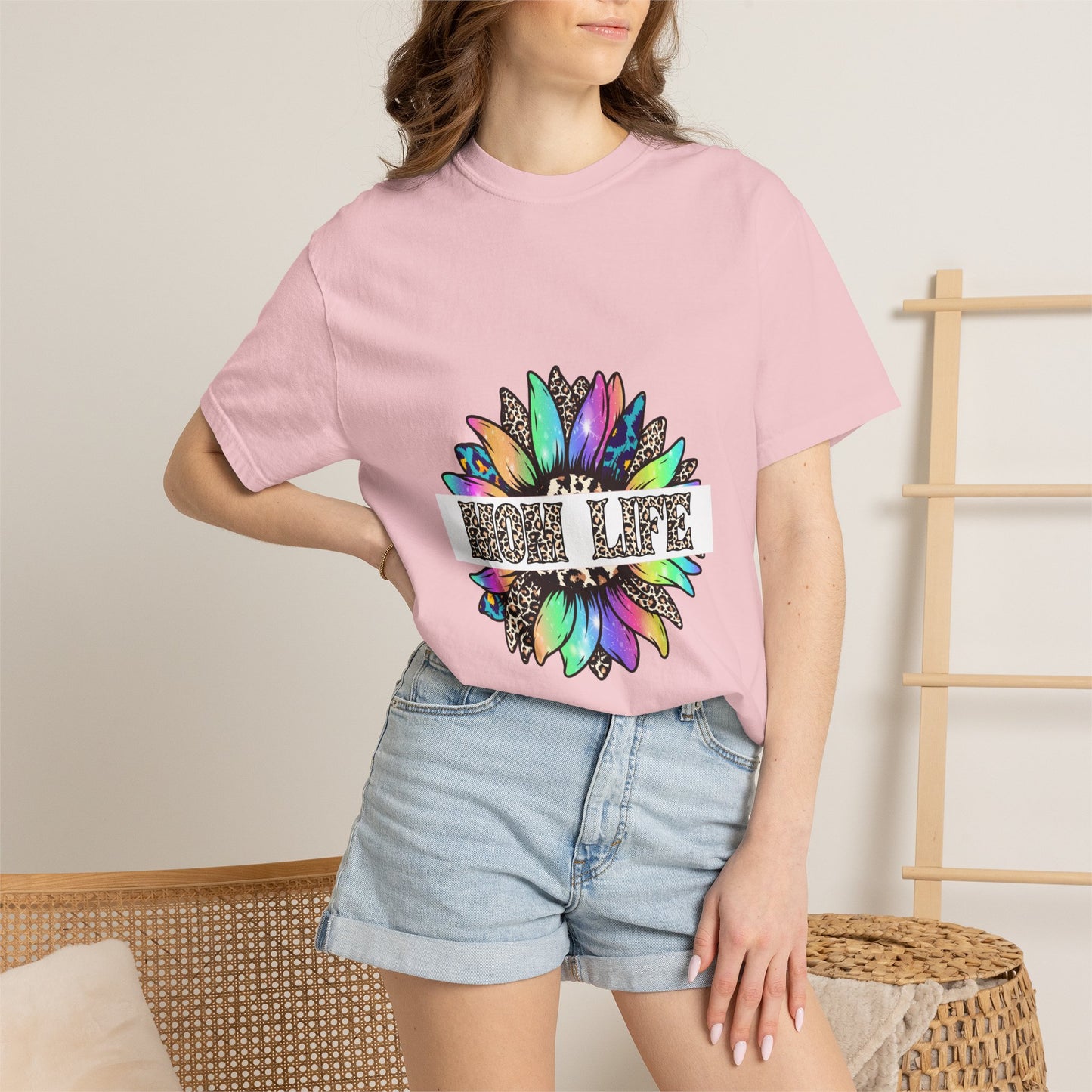 High Life Floral T-Shirt — Colorful Mandala Graphic Tee