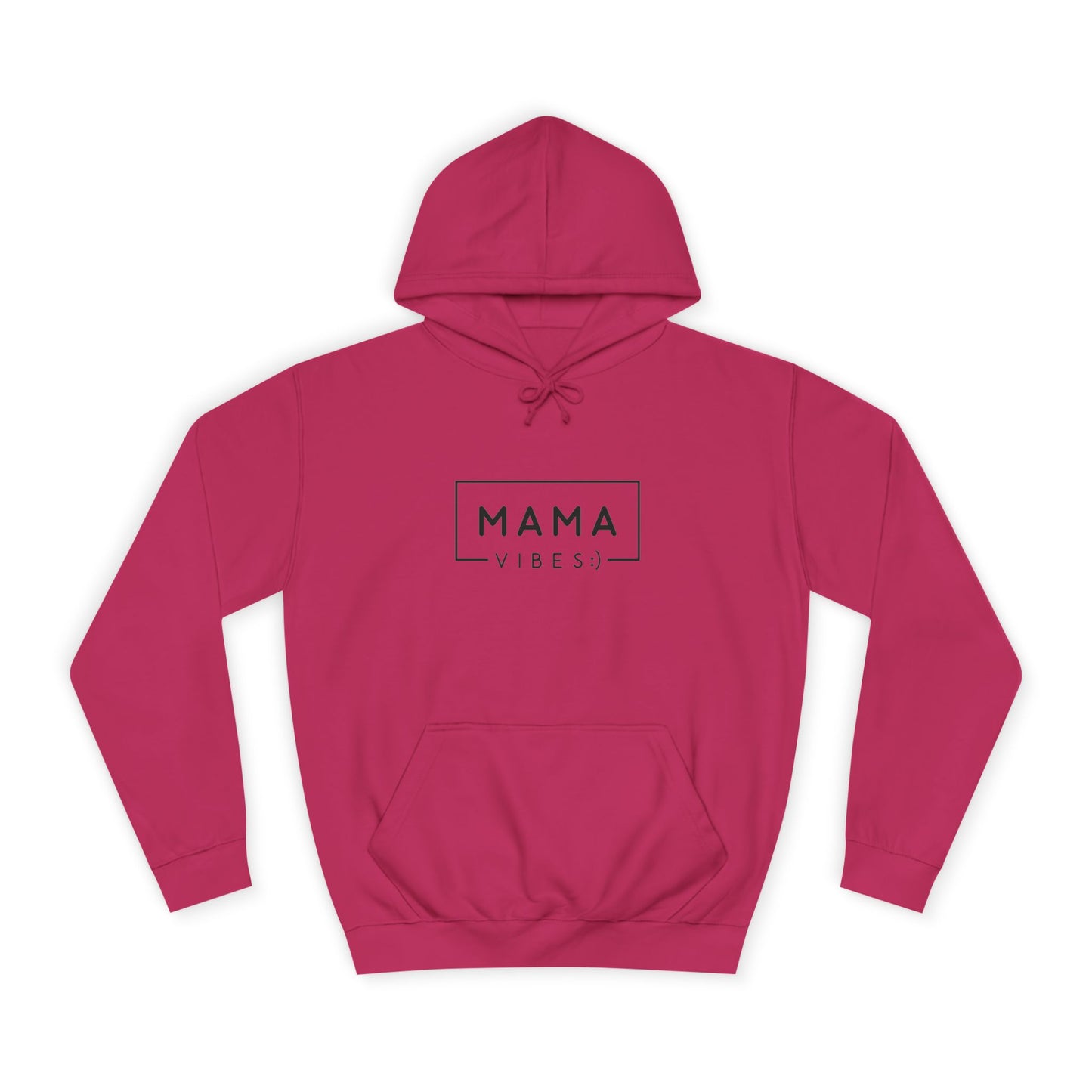 Mama Minimalist Hoodie — Simple 'MAMA' Script Pullover for New Moms & Mother's Day Gift