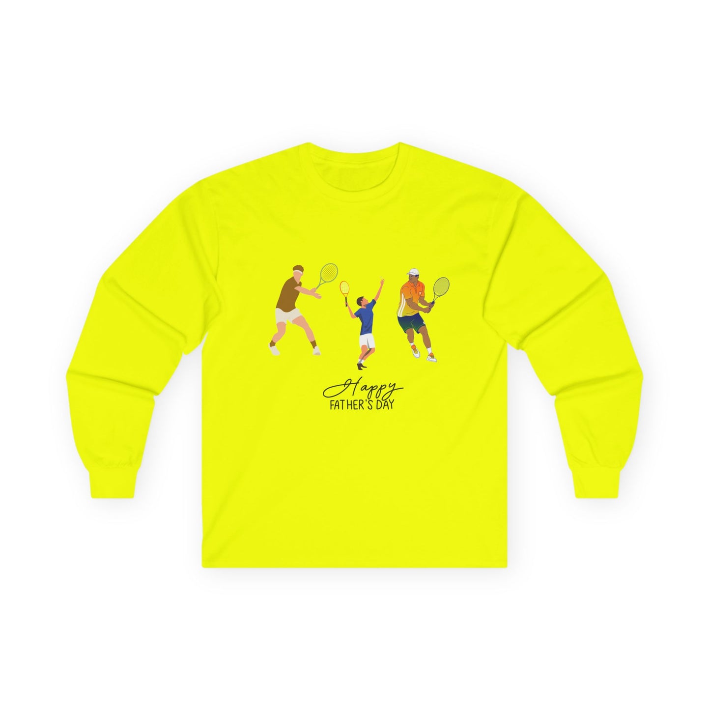 Father's Day Tennis Family Long Sleeve Tee
