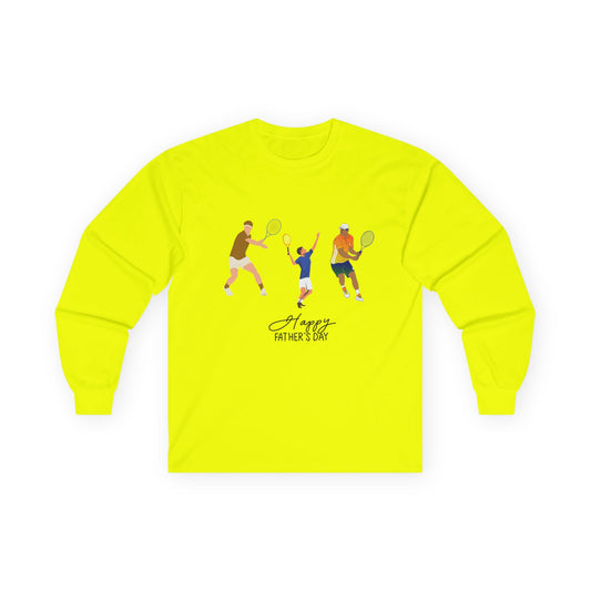 Father's Day Tennis Family Long Sleeve Tee