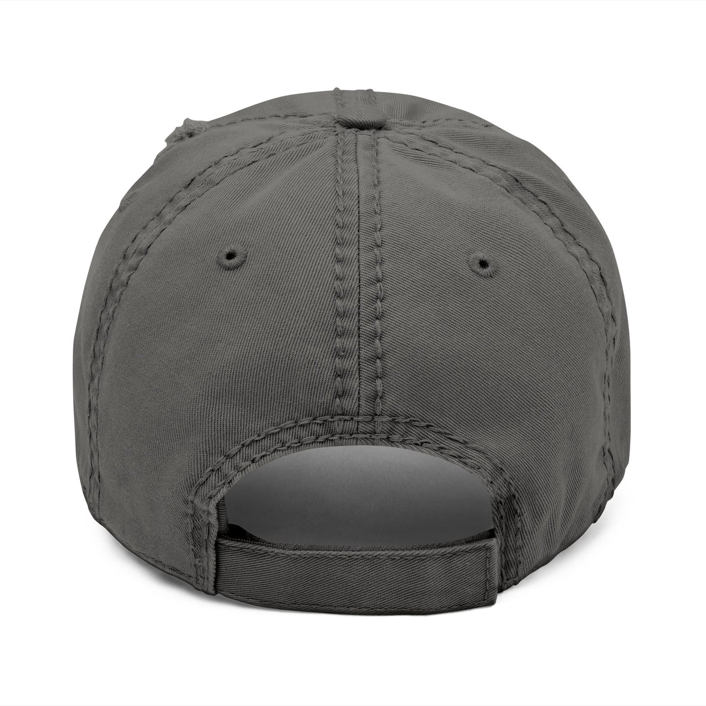 Dog Mom Embroidered Distressed Dad Hat – Pink Script