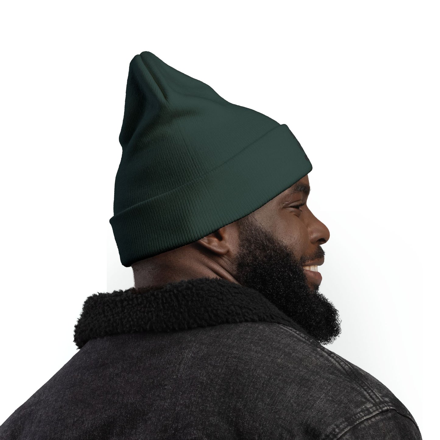 Dad Vibes Only Embroidered Knit Beanie