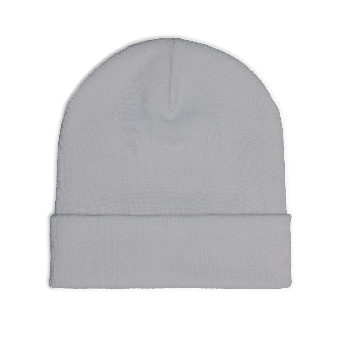 Embroidered 'DAD' Knit Beanie – Floral Accent Winter Hat for Fathers