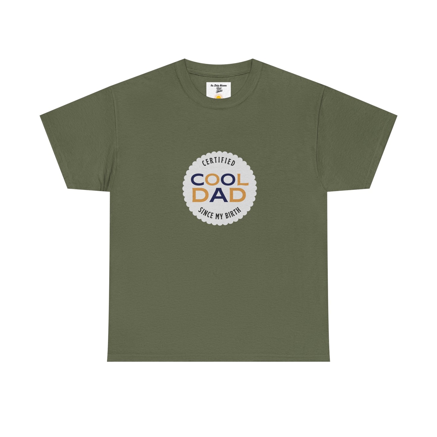 Cool Dad T-Shirt — "Certified Cool Dad" Badge Tee for Father's Day