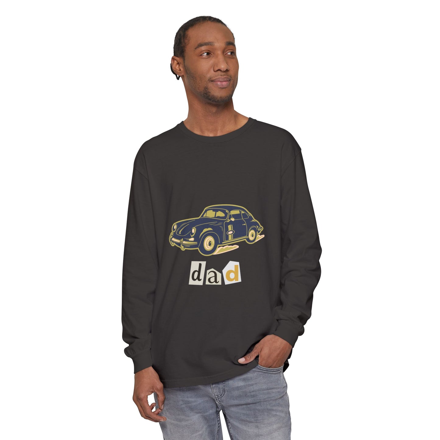 Vintage Car "dad" Long Sleeve T-Shirt