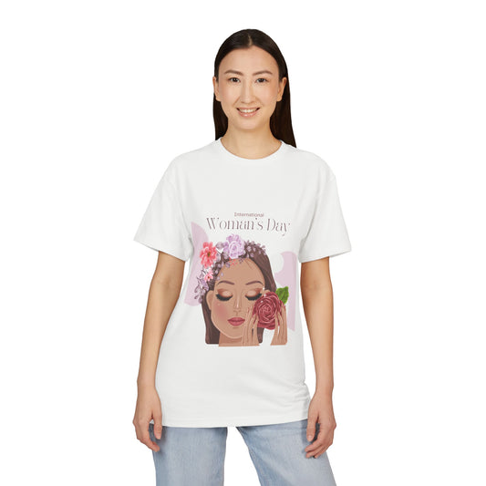 International Women’s Day Floral Portrait T-Shirt