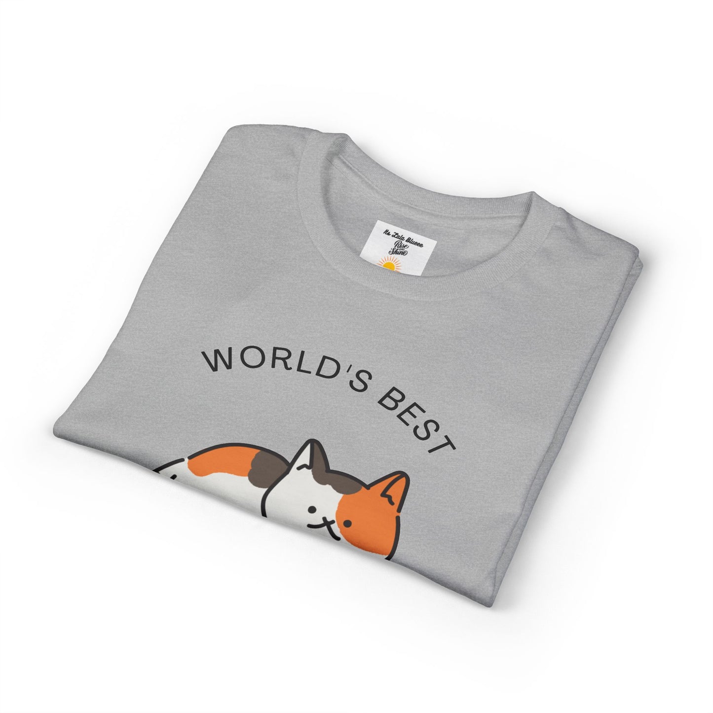 World's Best Cat Mom T-Shirt — Cute Calico Cat Tee for Cat Lovers