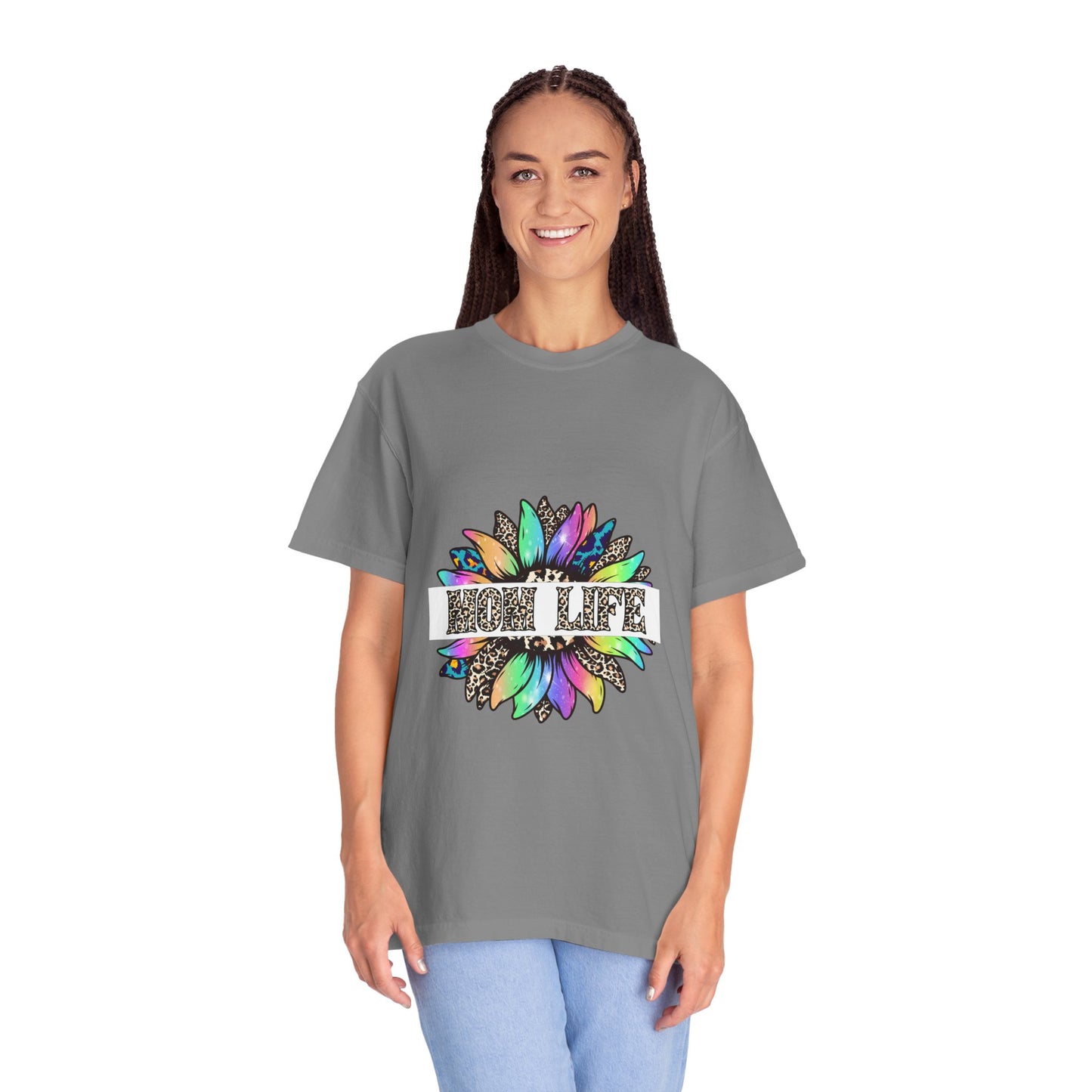High Life Floral T-Shirt — Colorful Mandala Graphic Tee