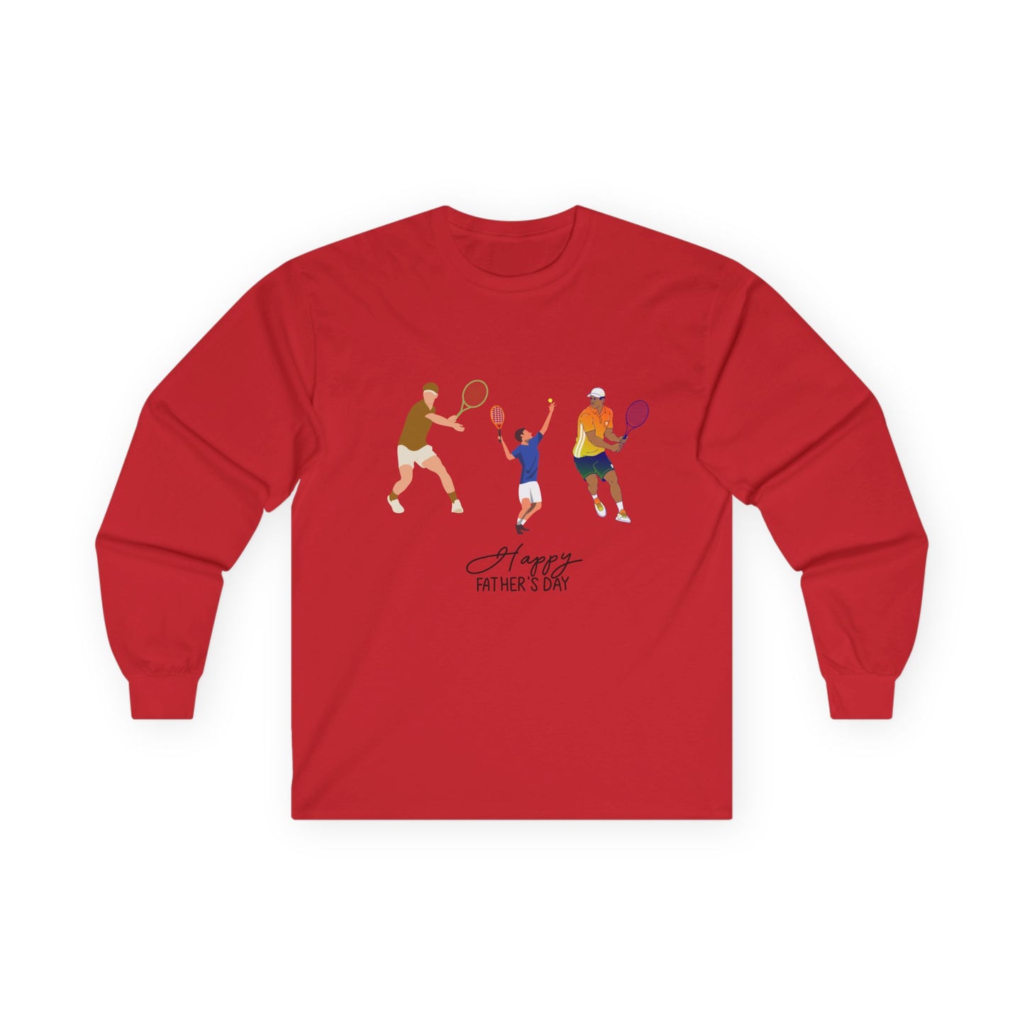 Father's Day Tennis Family Long Sleeve Tee