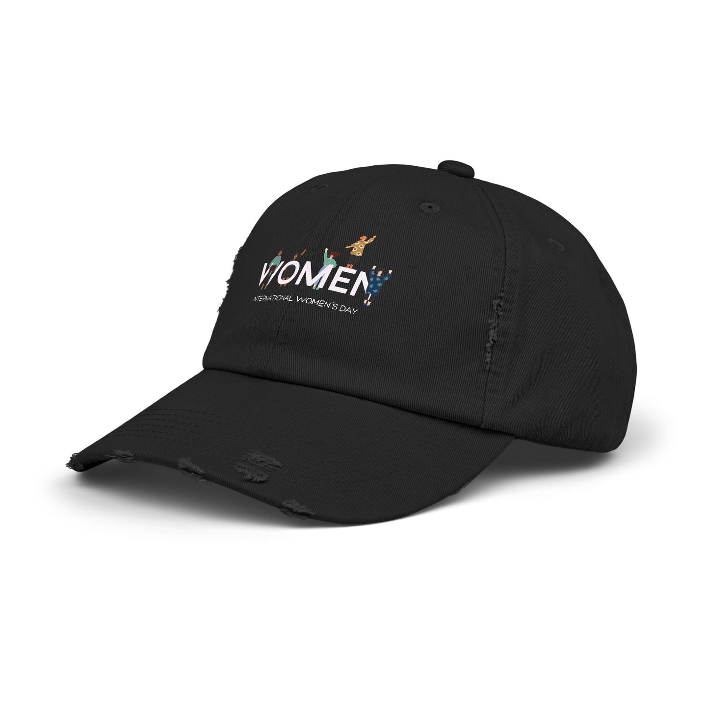 Women's Day Distressed Cap – 'WOMEN' International Women's Day Hat