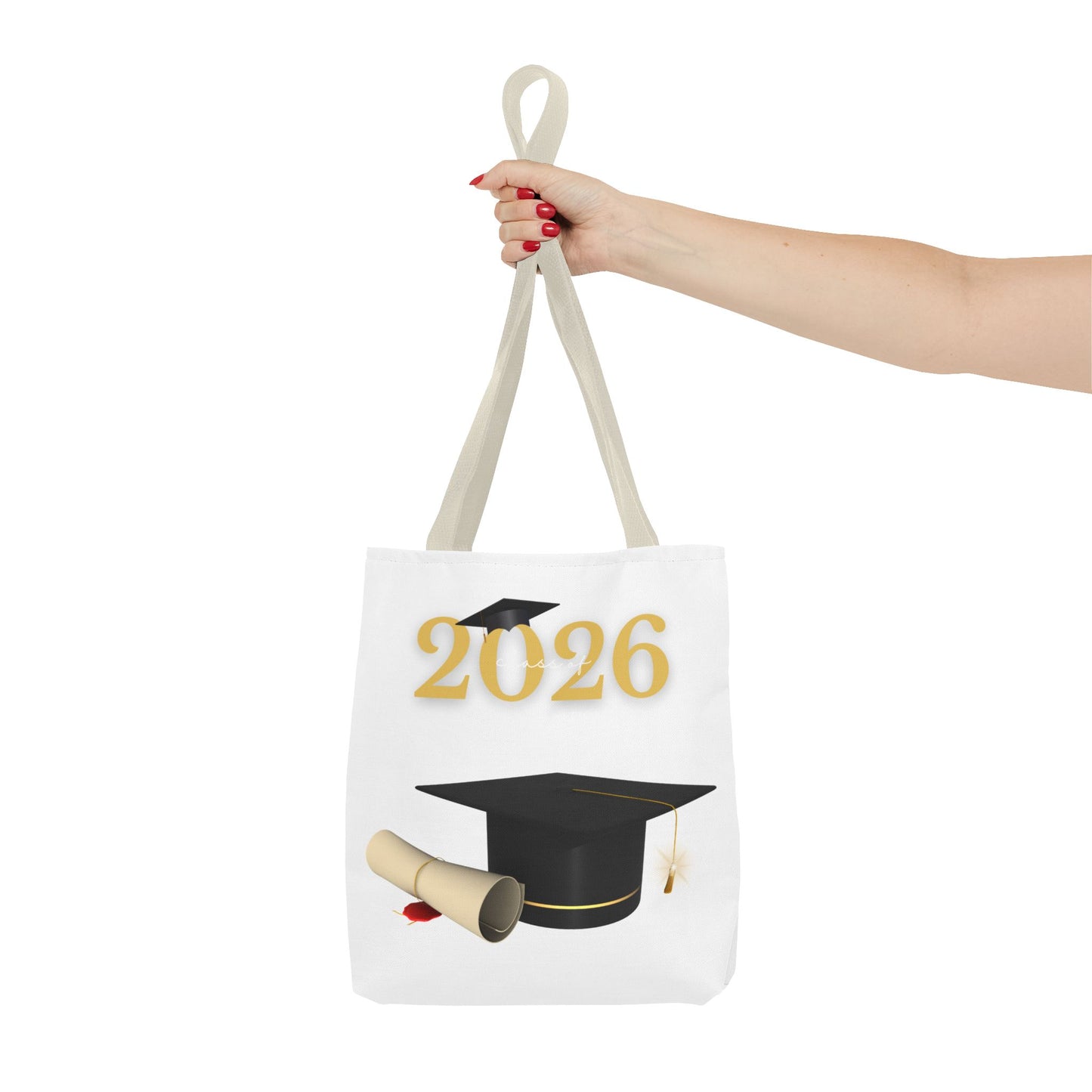 2026 Graduation Tote Bag – Class of 2026 Cap & Diploma Celebration Bag