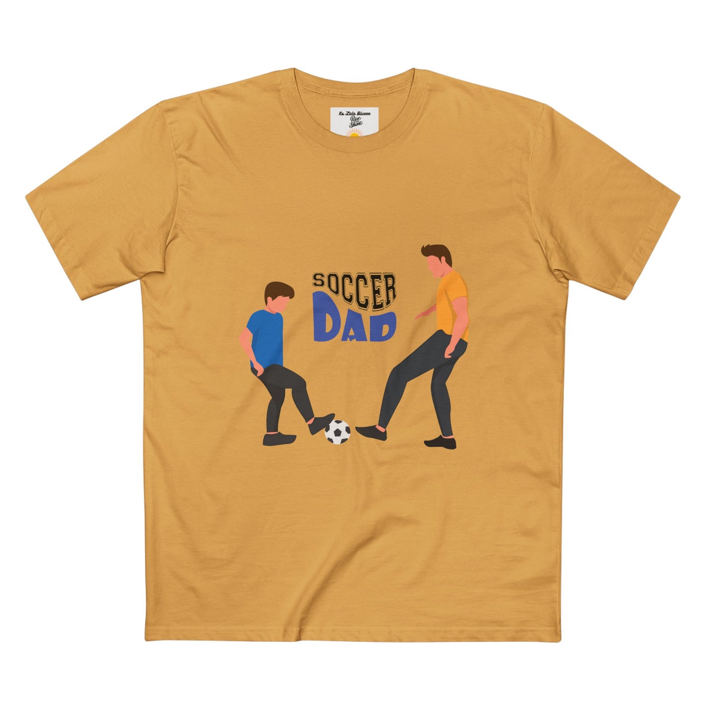 Soccer Dad T‑Shirt — Father & Child Playing Soccer Graphic Tee