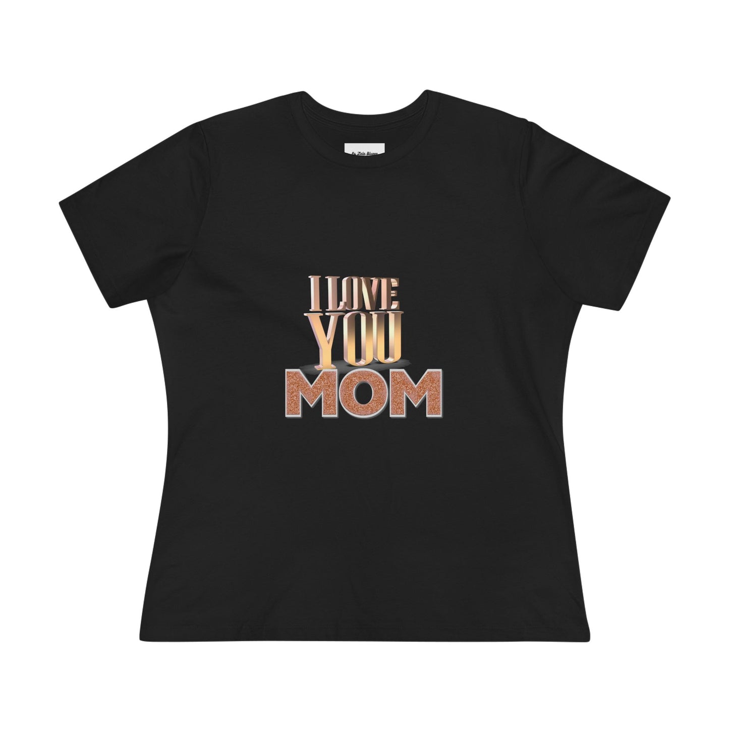 I Love You Mom Cotton Tee - Perfect Gift for Mother's Day