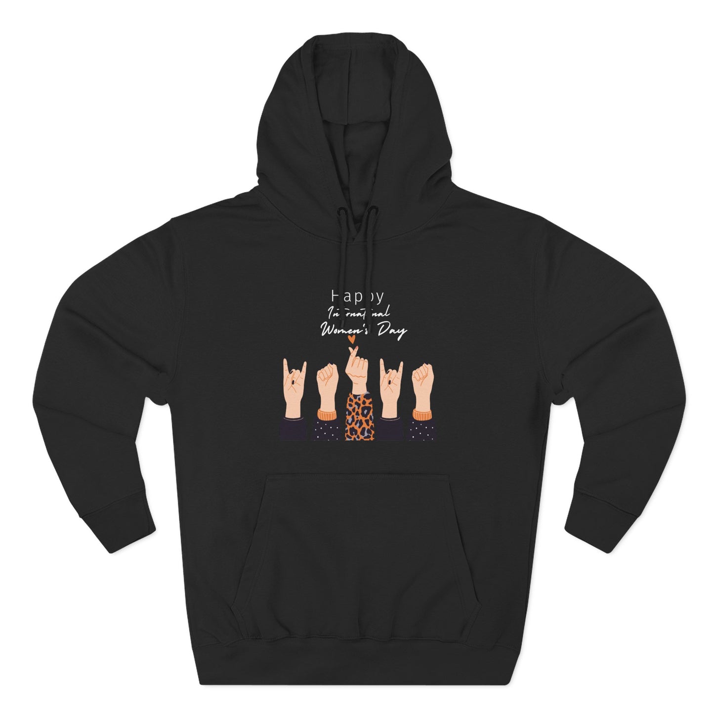 Feminine Fist Hoodie — Girl Power Graphic Pullover