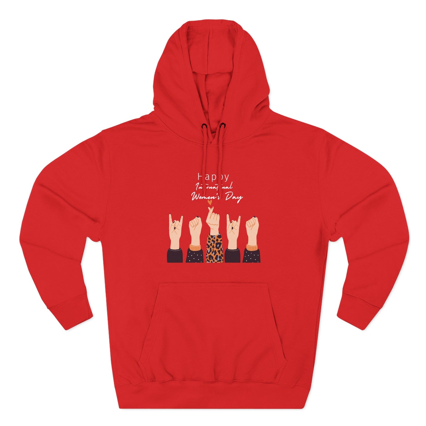 Feminine Fist Hoodie — Girl Power Graphic Pullover