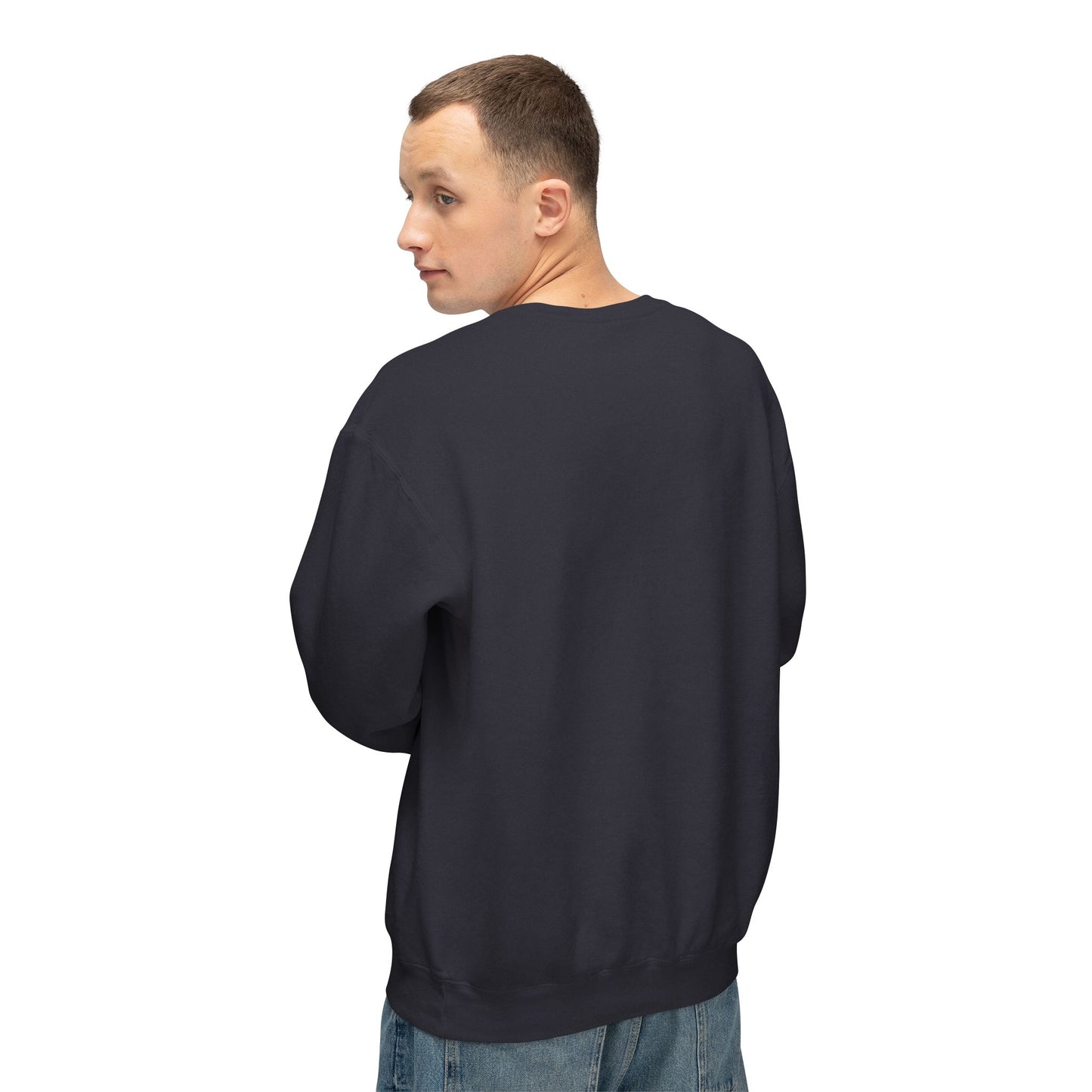 Father's Day Crewneck Sweatshirt – Blue Heart Happy Father's Day Design