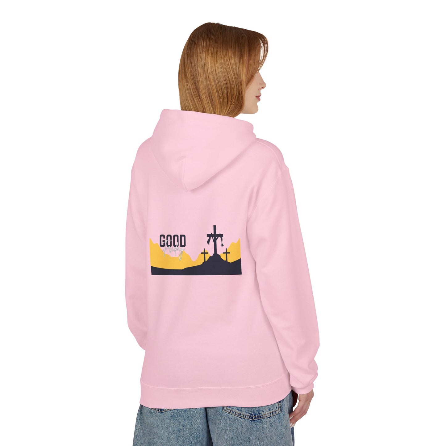 Good Friday Cross Hoodie — Christian Easter Religious Pullover