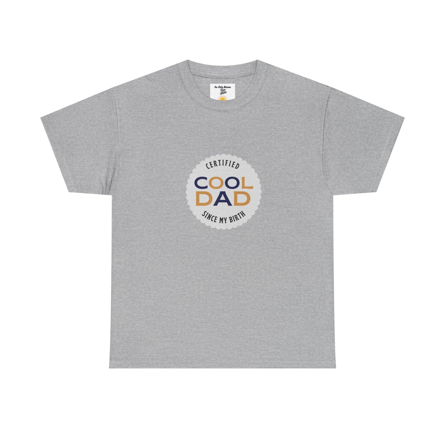 Cool Dad T-Shirt — "Certified Cool Dad" Badge Tee for Father's Day