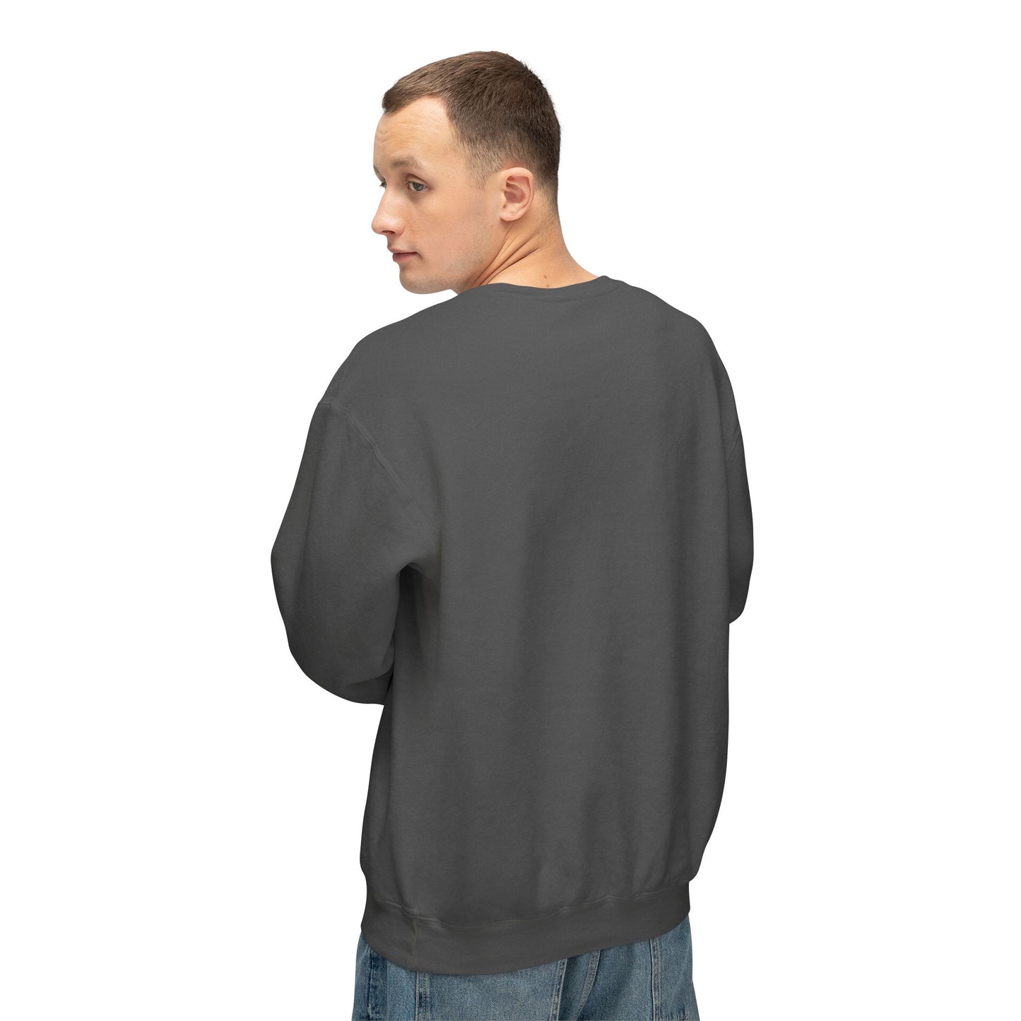 Father's Day Crewneck Sweatshirt – Blue Heart Happy Father's Day Design