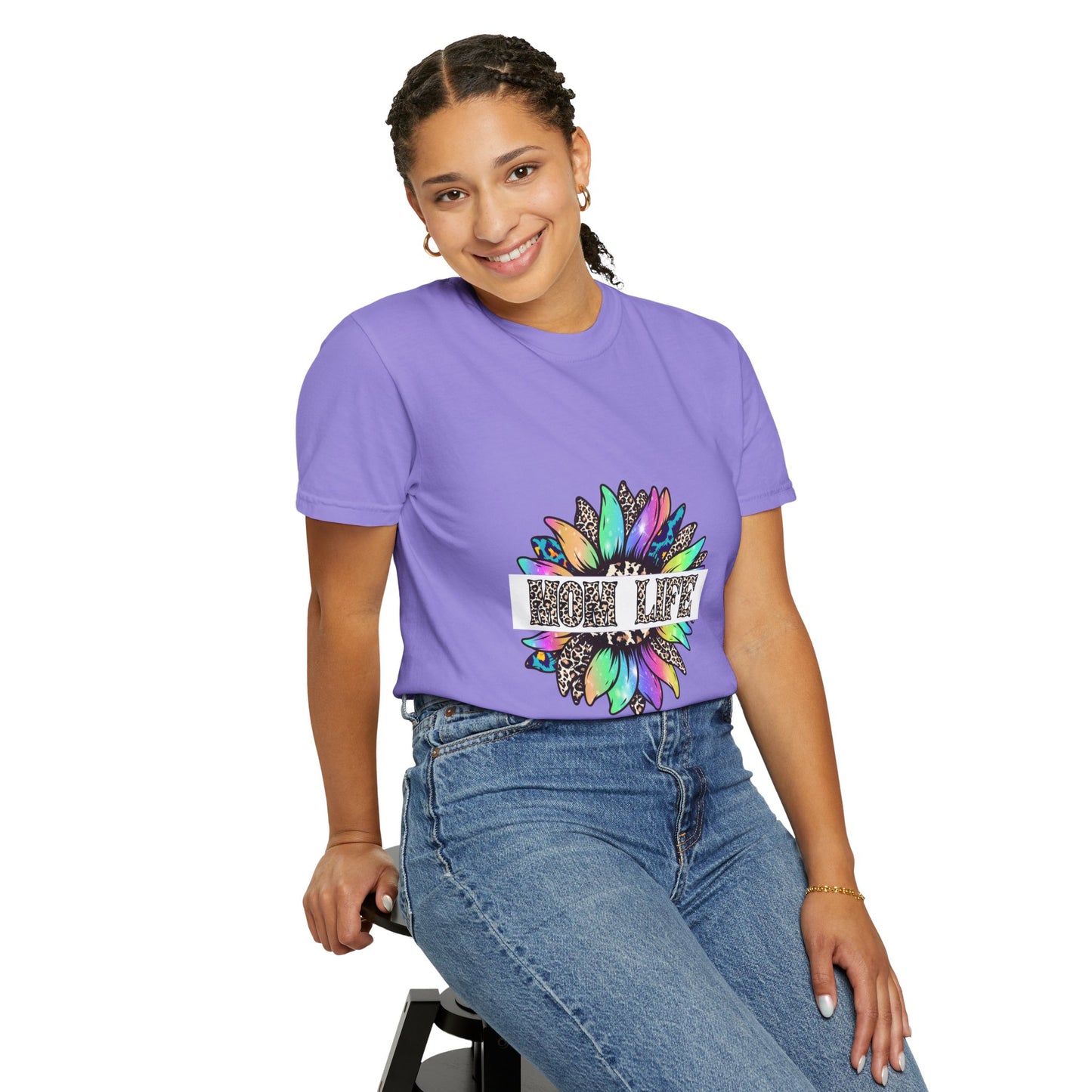 High Life Floral T-Shirt — Colorful Mandala Graphic Tee