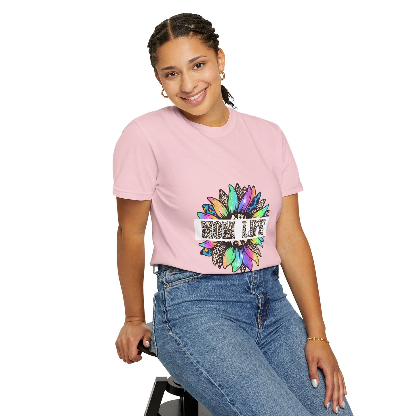 High Life Floral T-Shirt — Colorful Mandala Graphic Tee