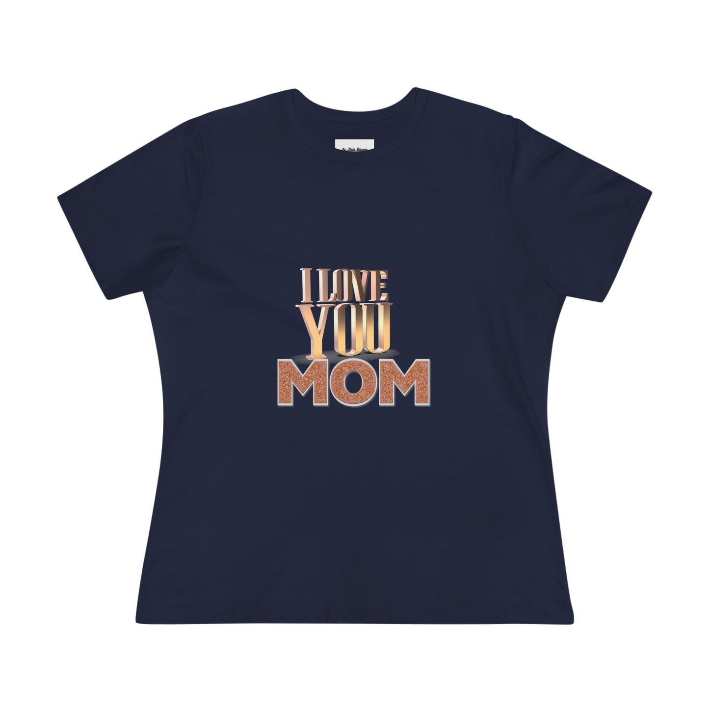 I Love You Mom Cotton Tee - Perfect Gift for Mother's Day