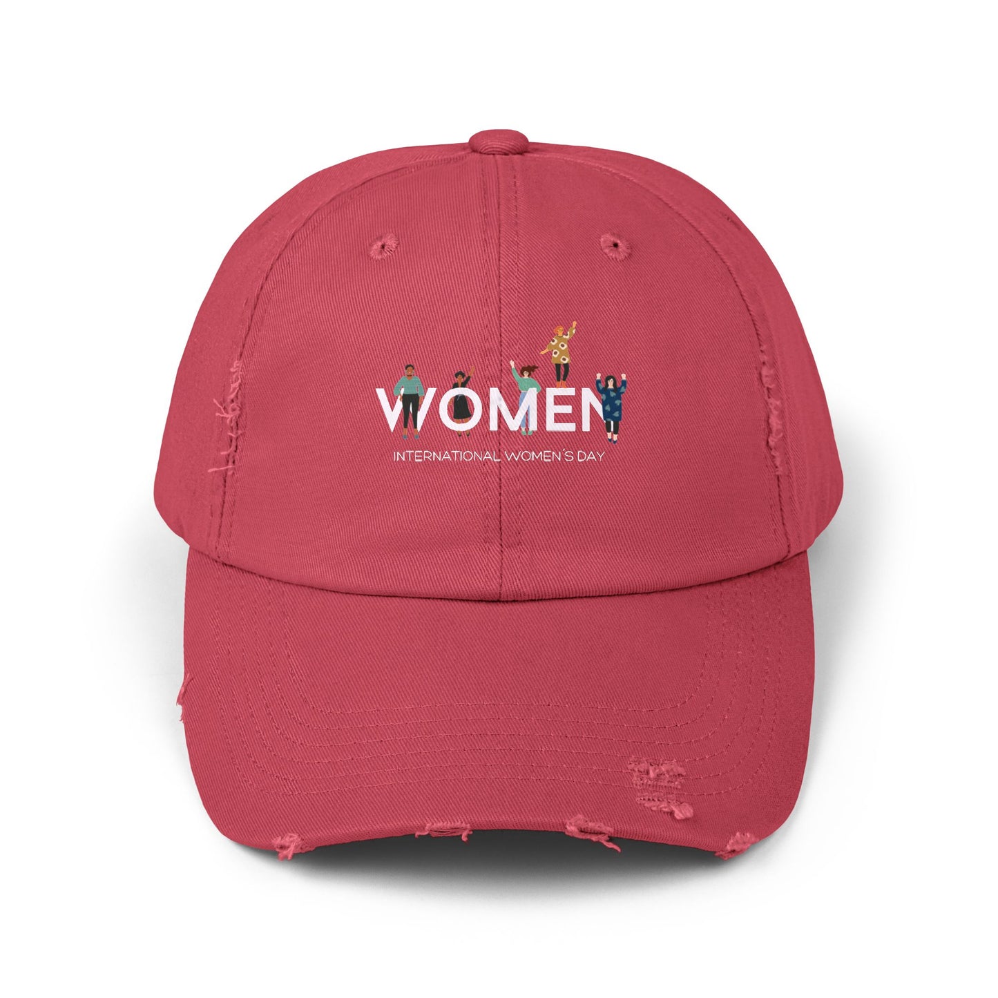 Women's Day Distressed Cap – 'WOMEN' International Women's Day Hat