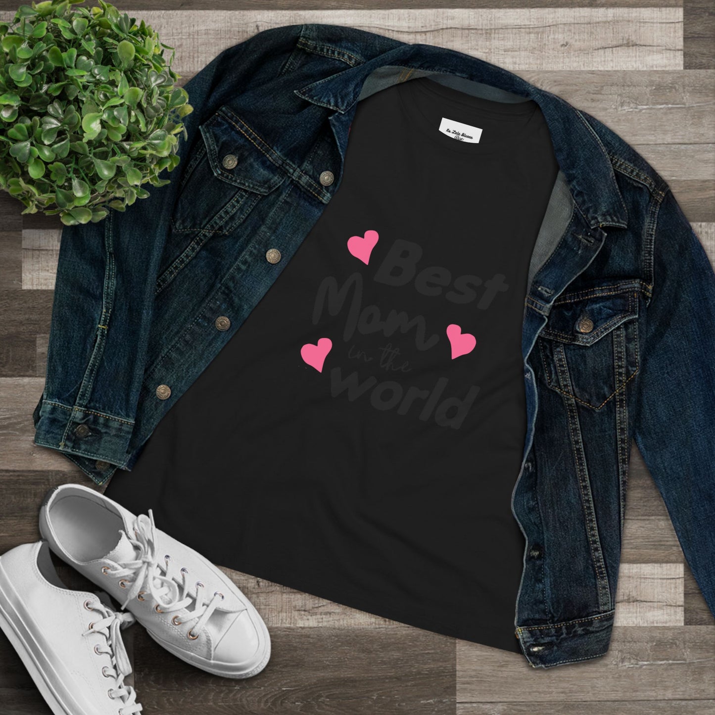 Best Mom in the World Women's Cotton Tee - Perfect Gift for Mother's Day