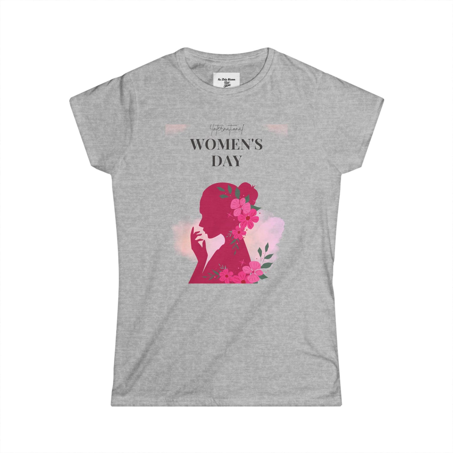 Women's Day Floral Silhouette Tee