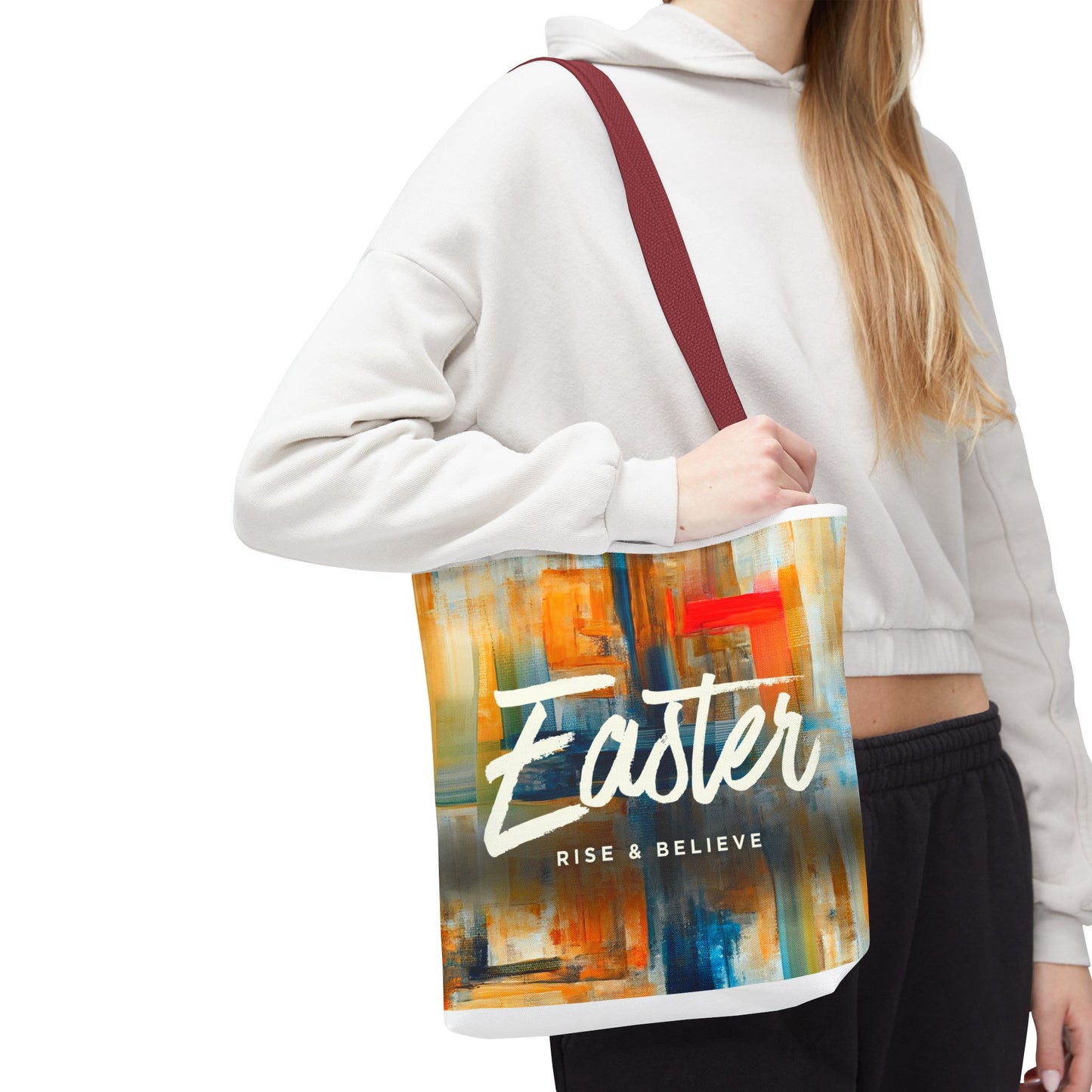 Easter Abstract Art Tote