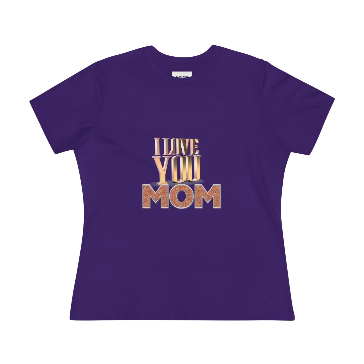 I Love You Mom Cotton Tee - Perfect Gift for Mother's Day