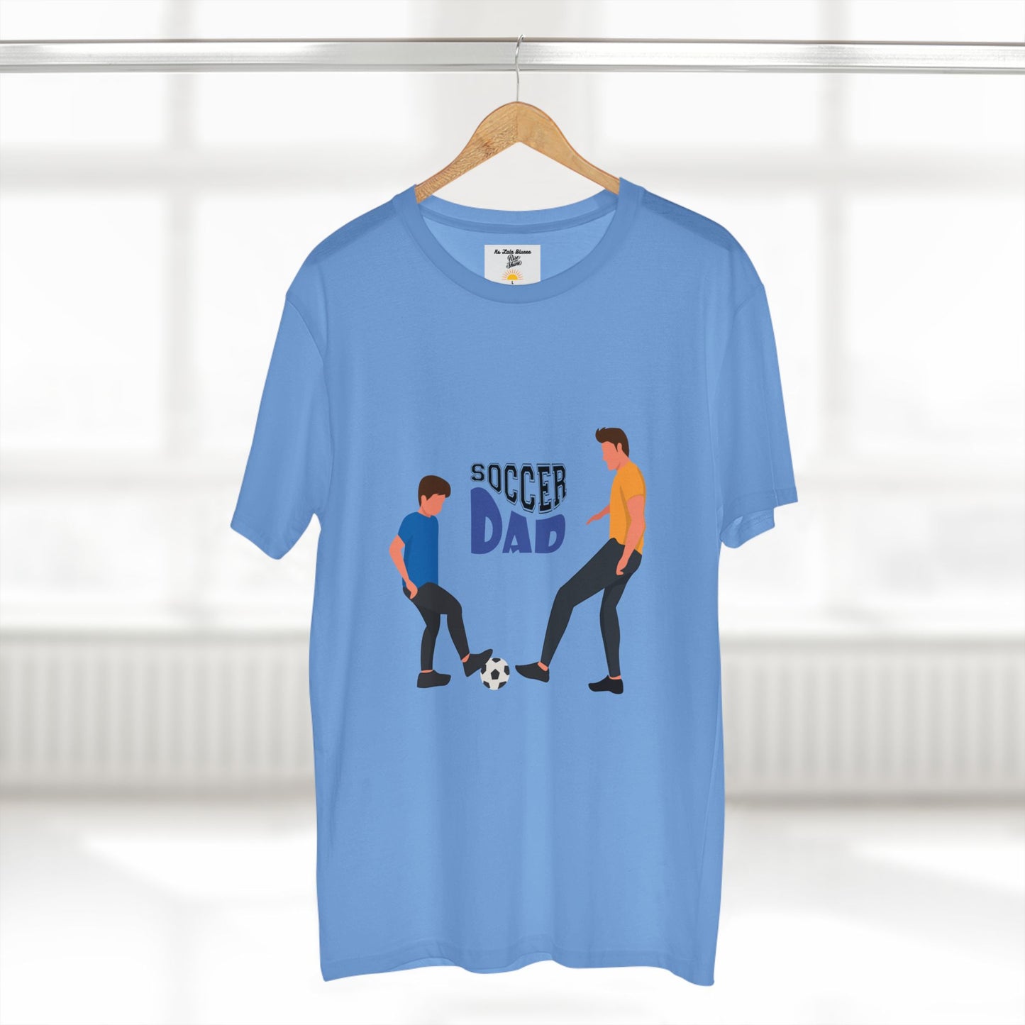 Soccer Dad T‑Shirt — Father & Child Playing Soccer Graphic Tee