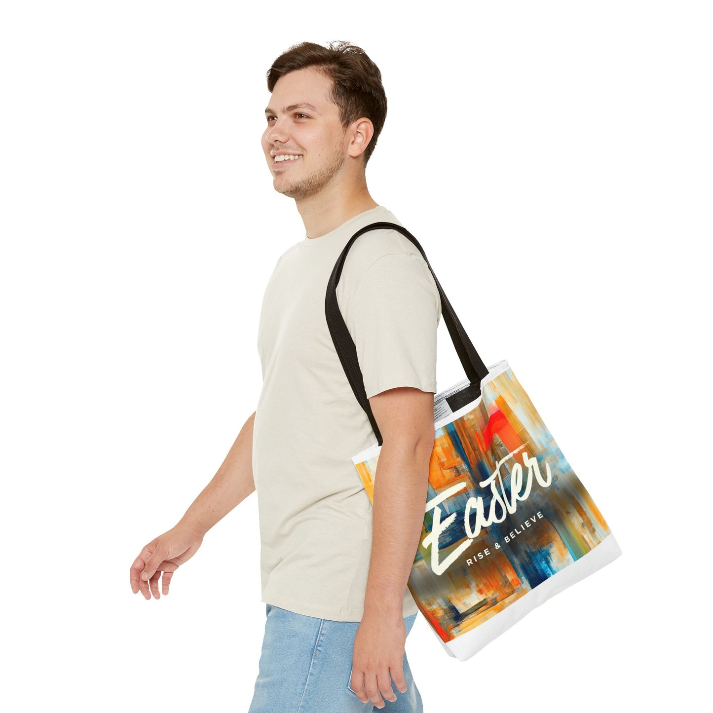 Easter Abstract Art Tote