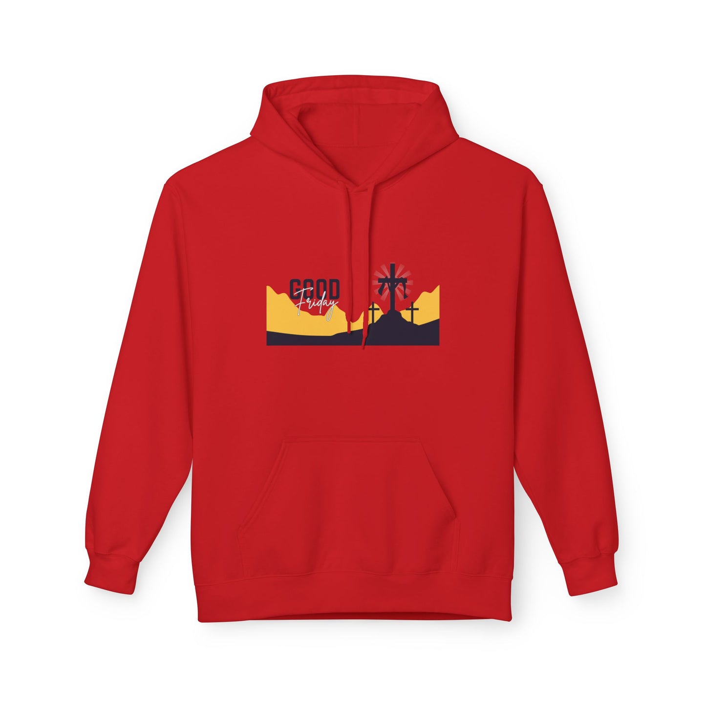 Good Friday Cross Hoodie — Christian Easter Religious Pullover