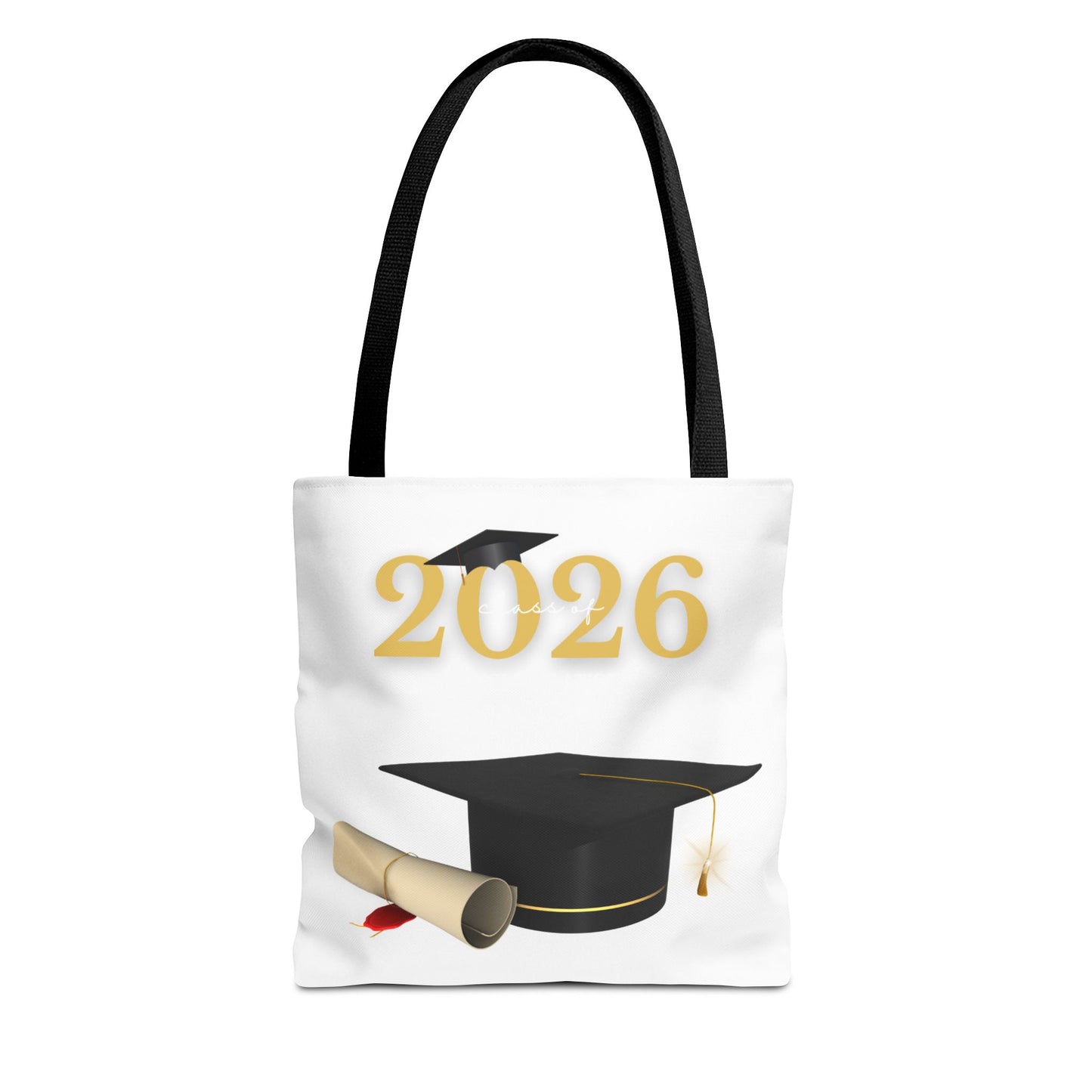 2026 Graduation Tote Bag – Class of 2026 Cap & Diploma Celebration Bag